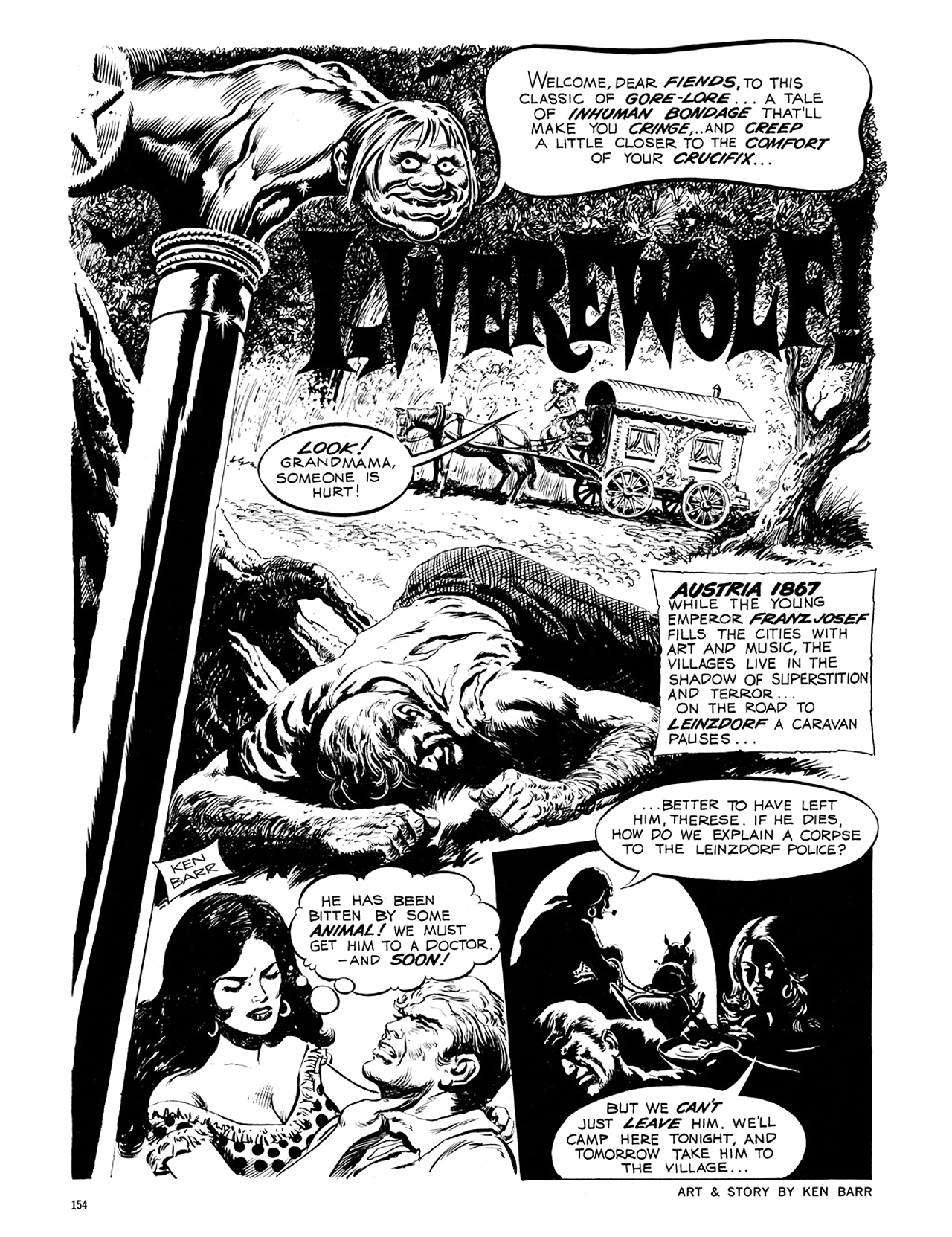 Read online Eerie Archives comic -  Issue # TPB 6 - 154