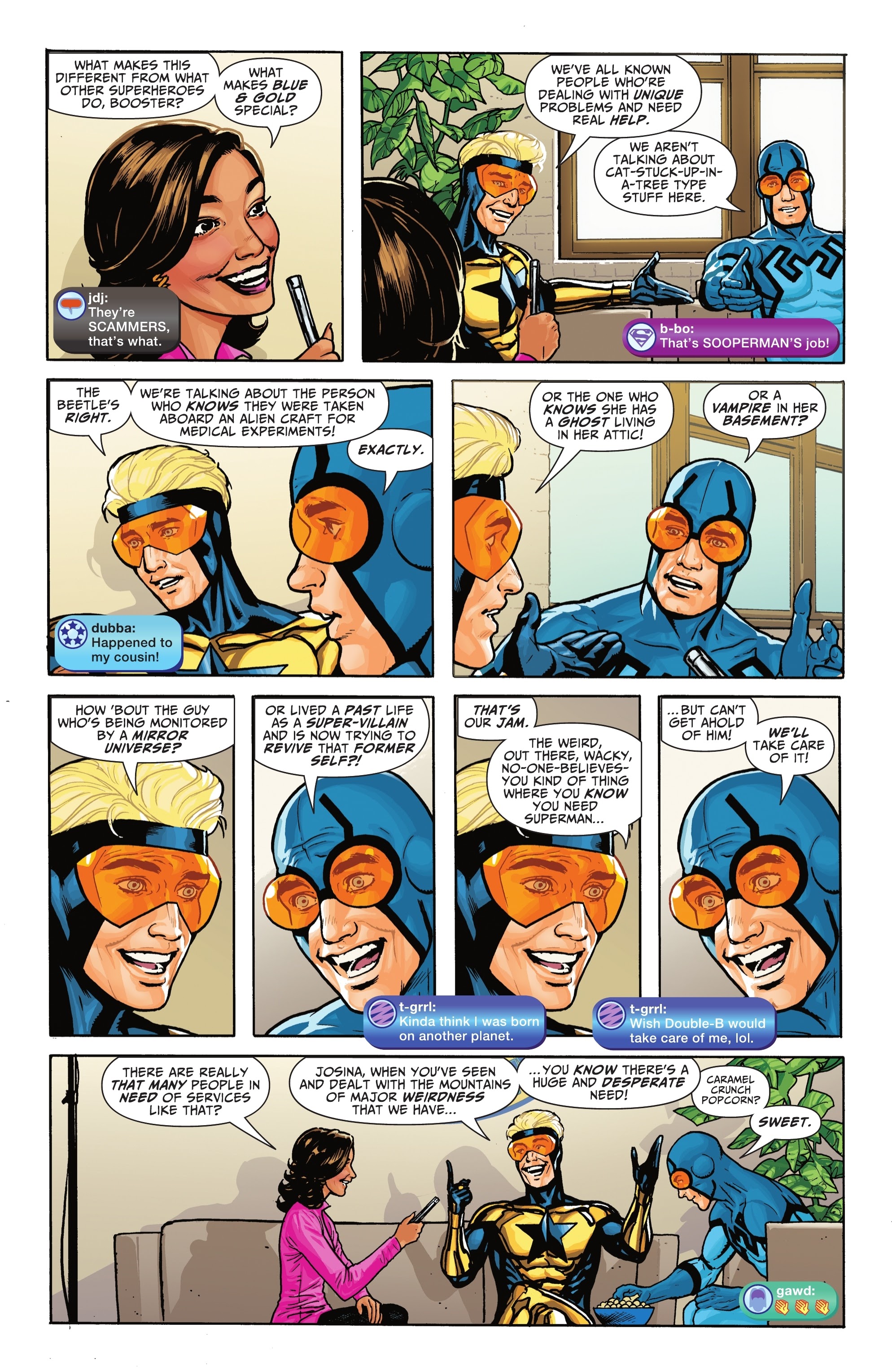 Read online Blue & Gold comic -  Issue #4 - 4