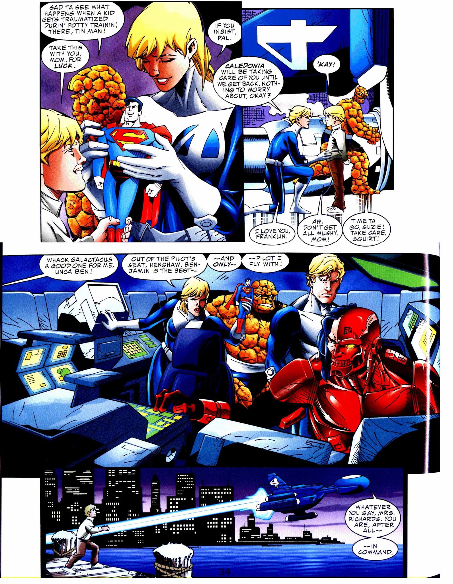 Read online Superman/Fantastic Four comic -  Issue # Full - 31