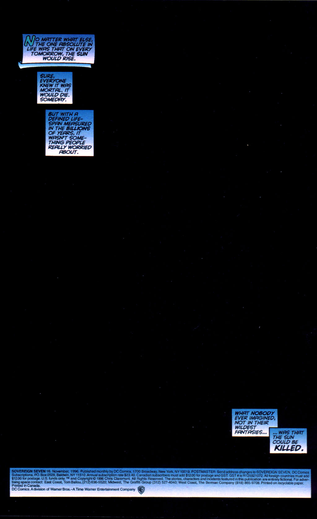 Read online Sovereign Seven comic -  Issue #16 - 2