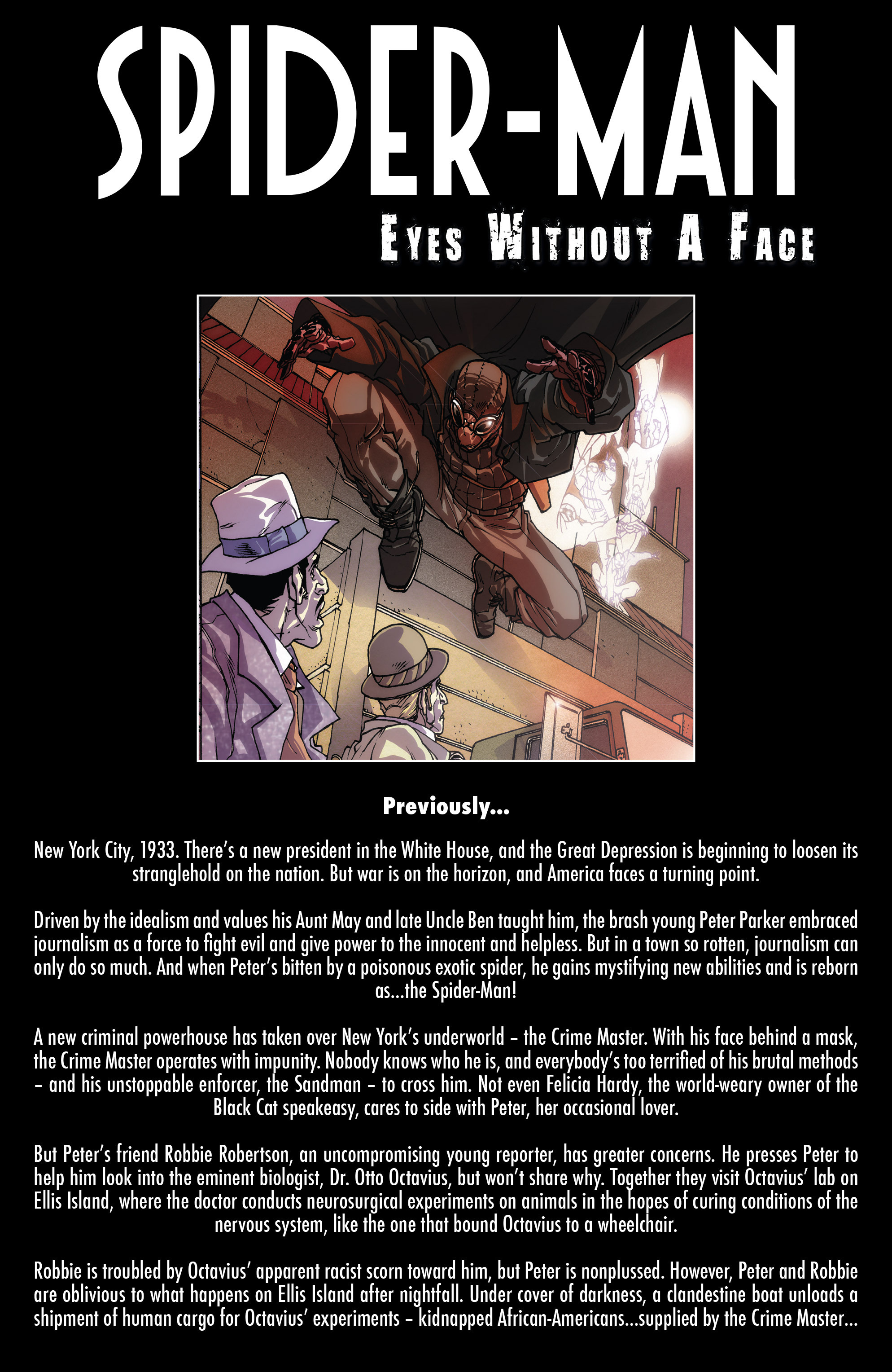 Read online SpiderMan Noir Eyes Without A Face comic Issue 2