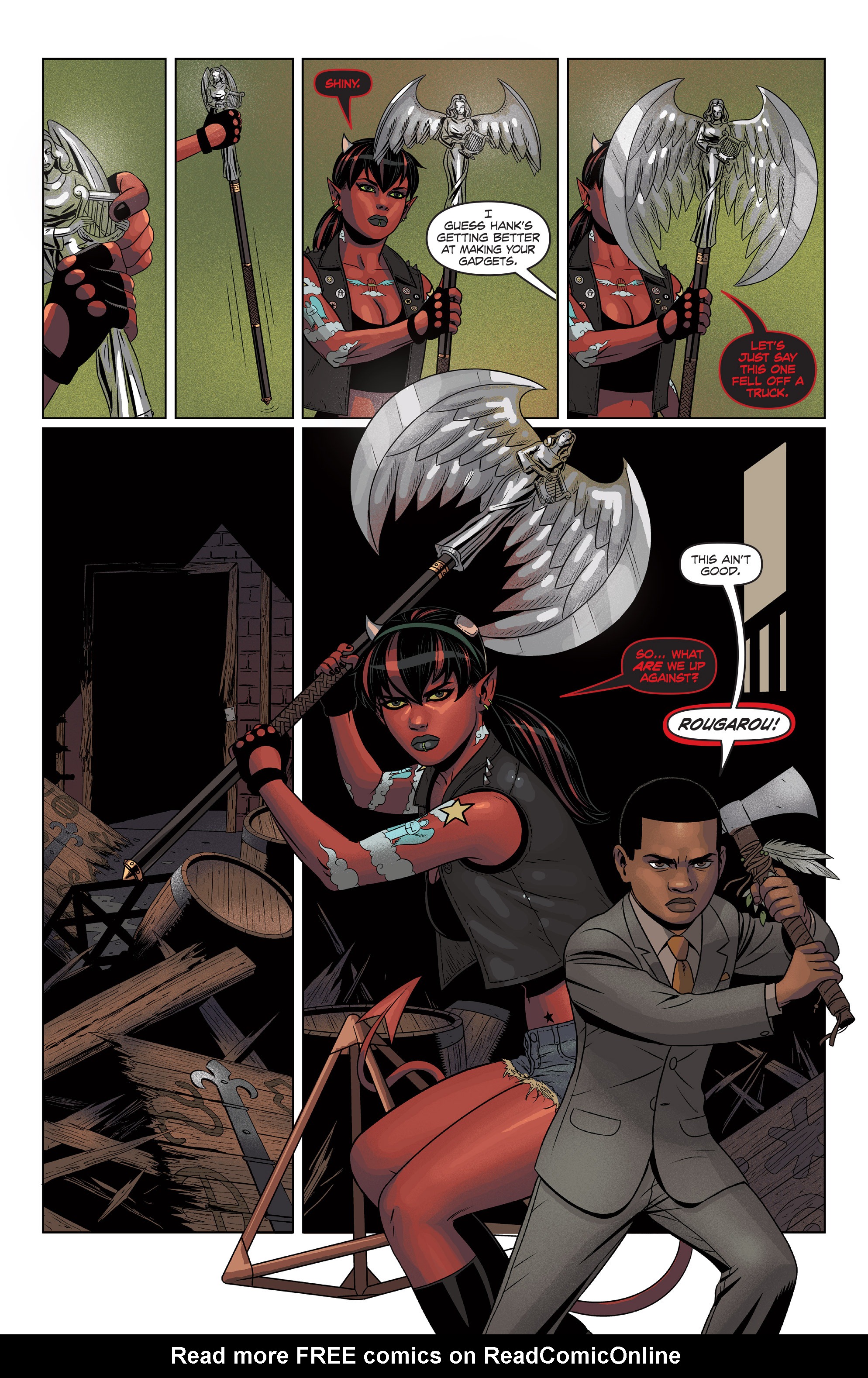 Read online Mercy Sparx (2013) comic -  Issue #7 - 11