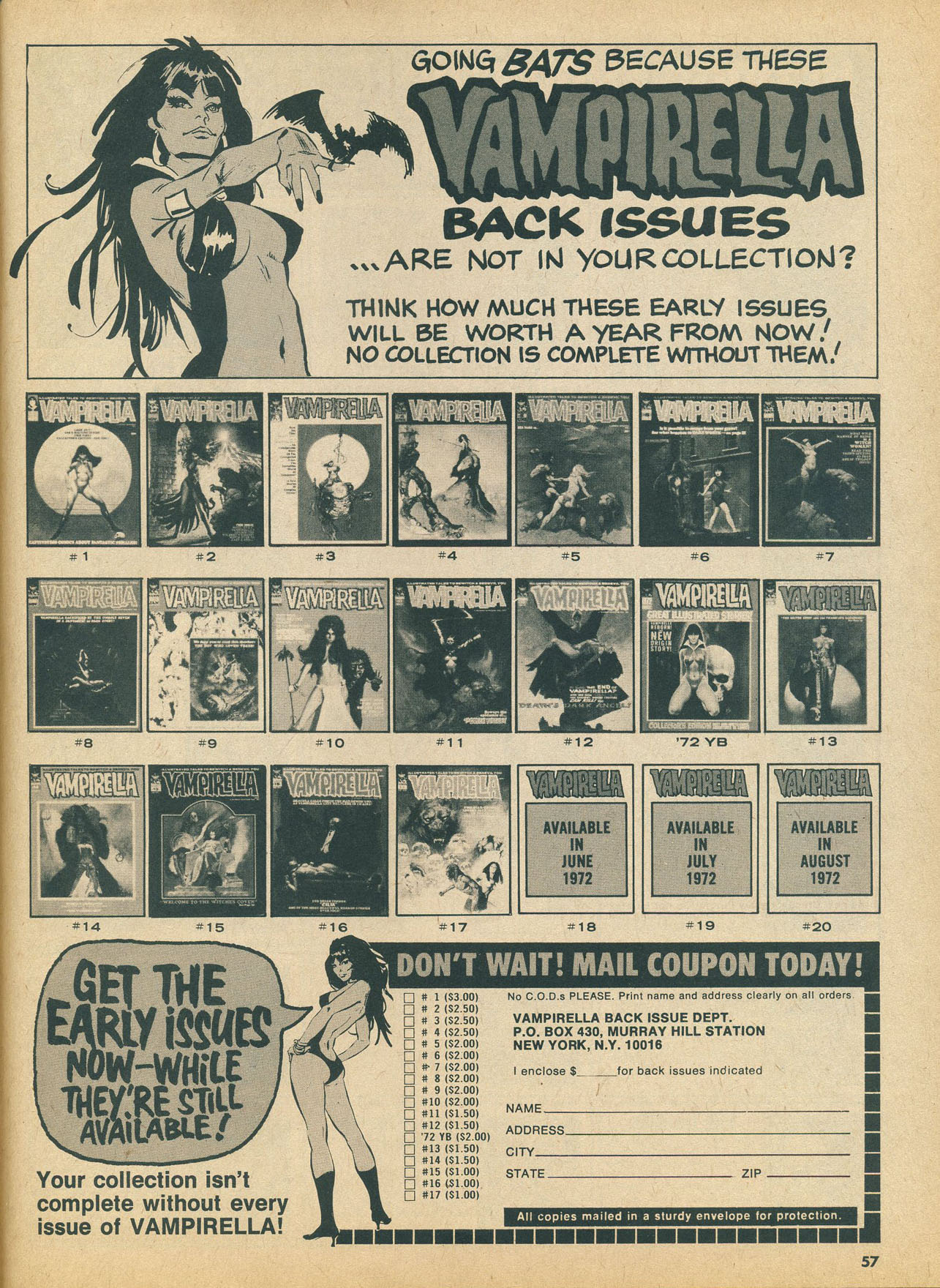 Read online Vampirella (1969) comic -  Issue #18 - 57