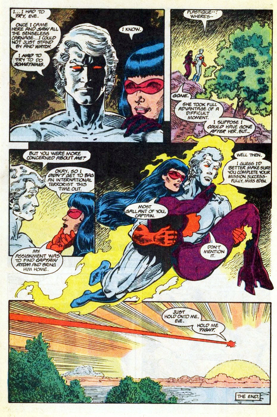 Read online Captain Atom (1987) comic -  Issue #22 - 23