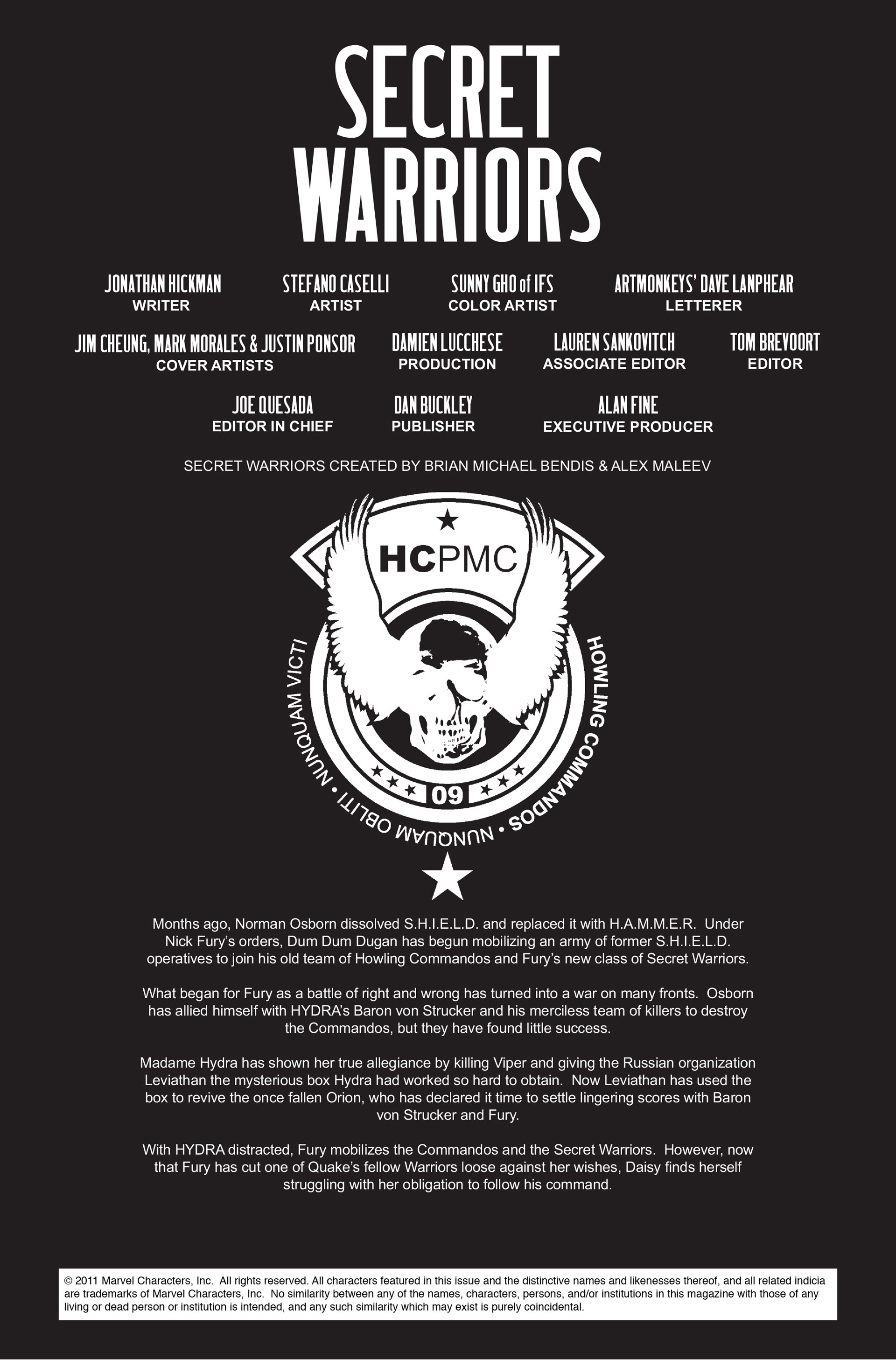 Read online Secret Warriors comic -  Issue #15 - 3