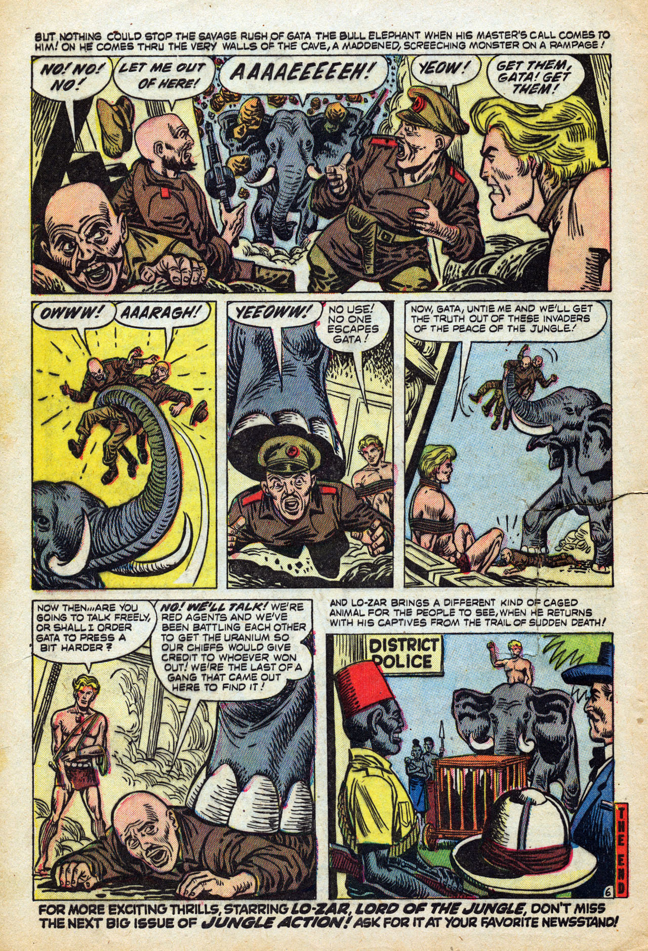 Read online Jungle Action (1954) comic -  Issue #1 - 8