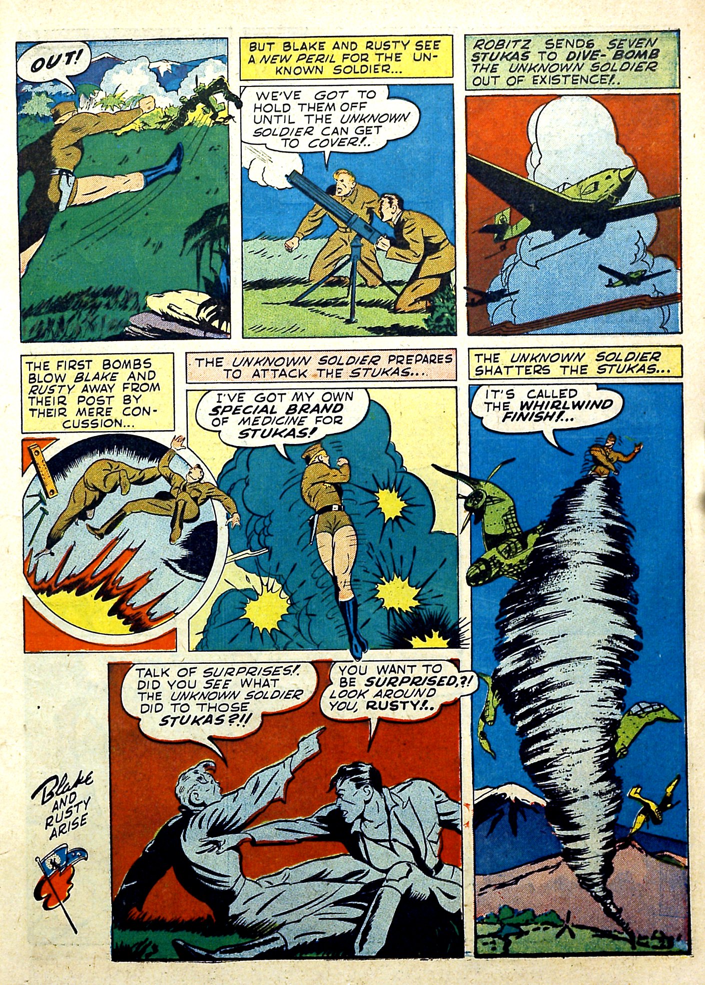 Read online Our Flag Comics comic -  Issue #4 - 27