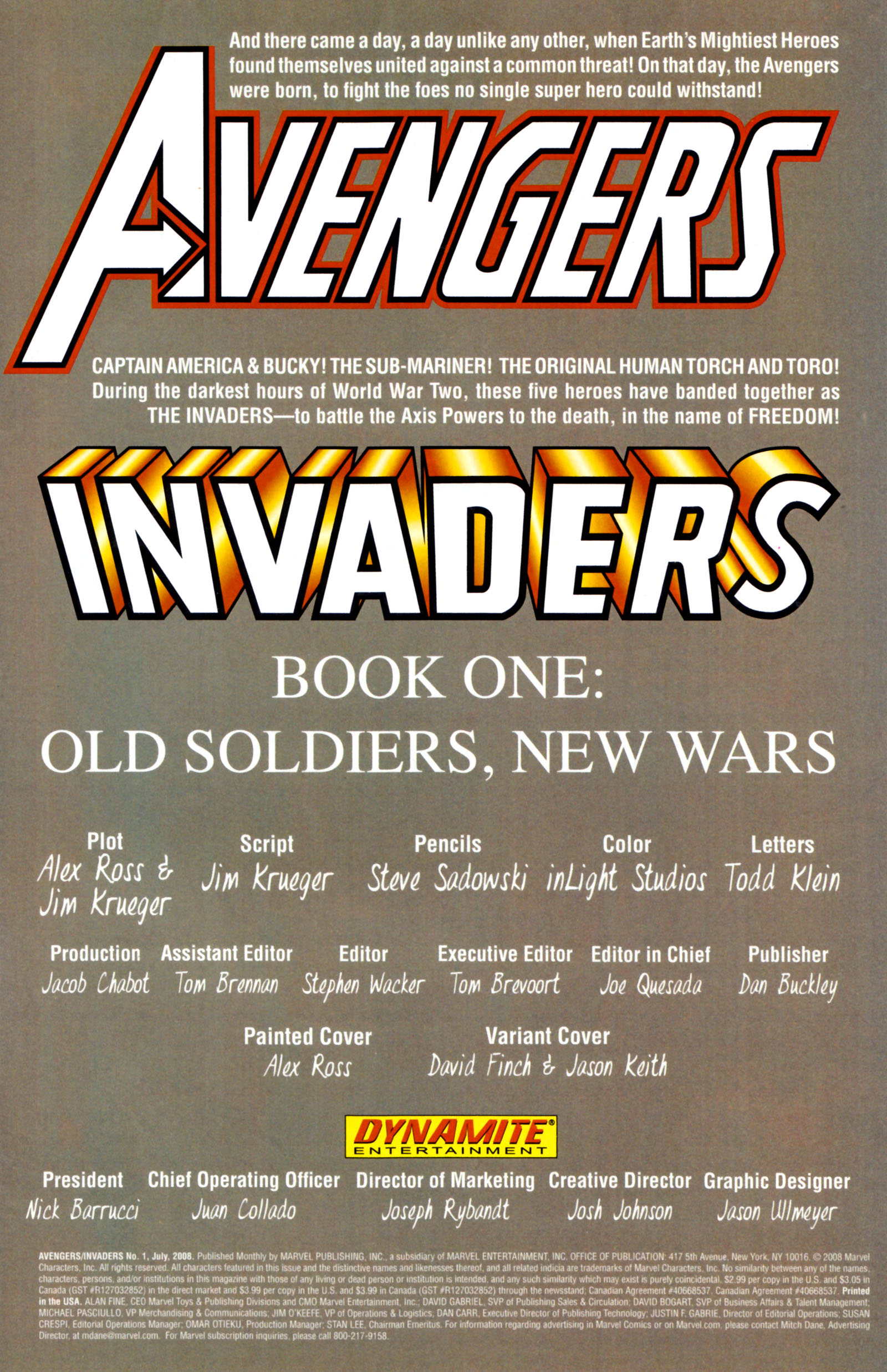 Avengers/Invaders Issue #1 #1 - English 2