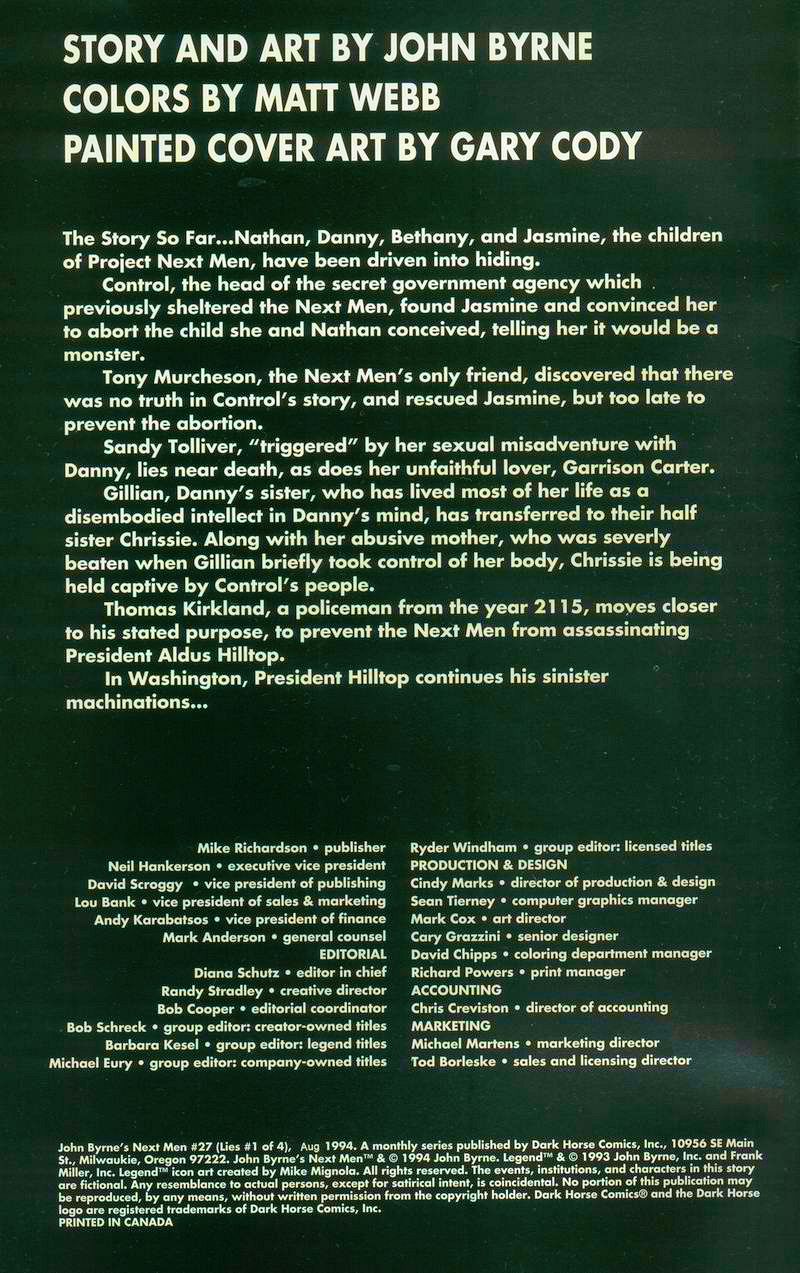 Read online John Byrne's Next Men (1992) comic -  Issue #27 - 2