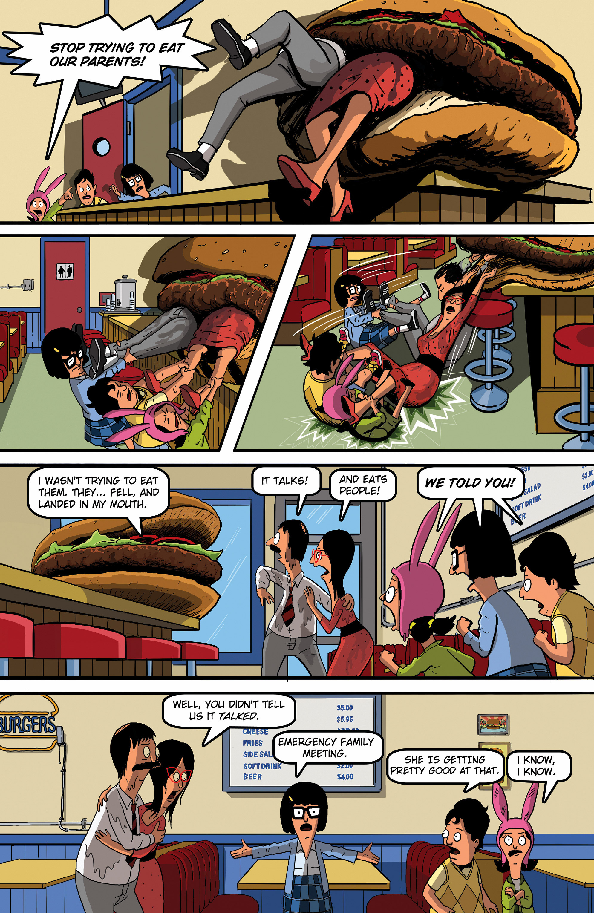 Read online Bob's Burgers (2015) comic -  Issue #16 - 21