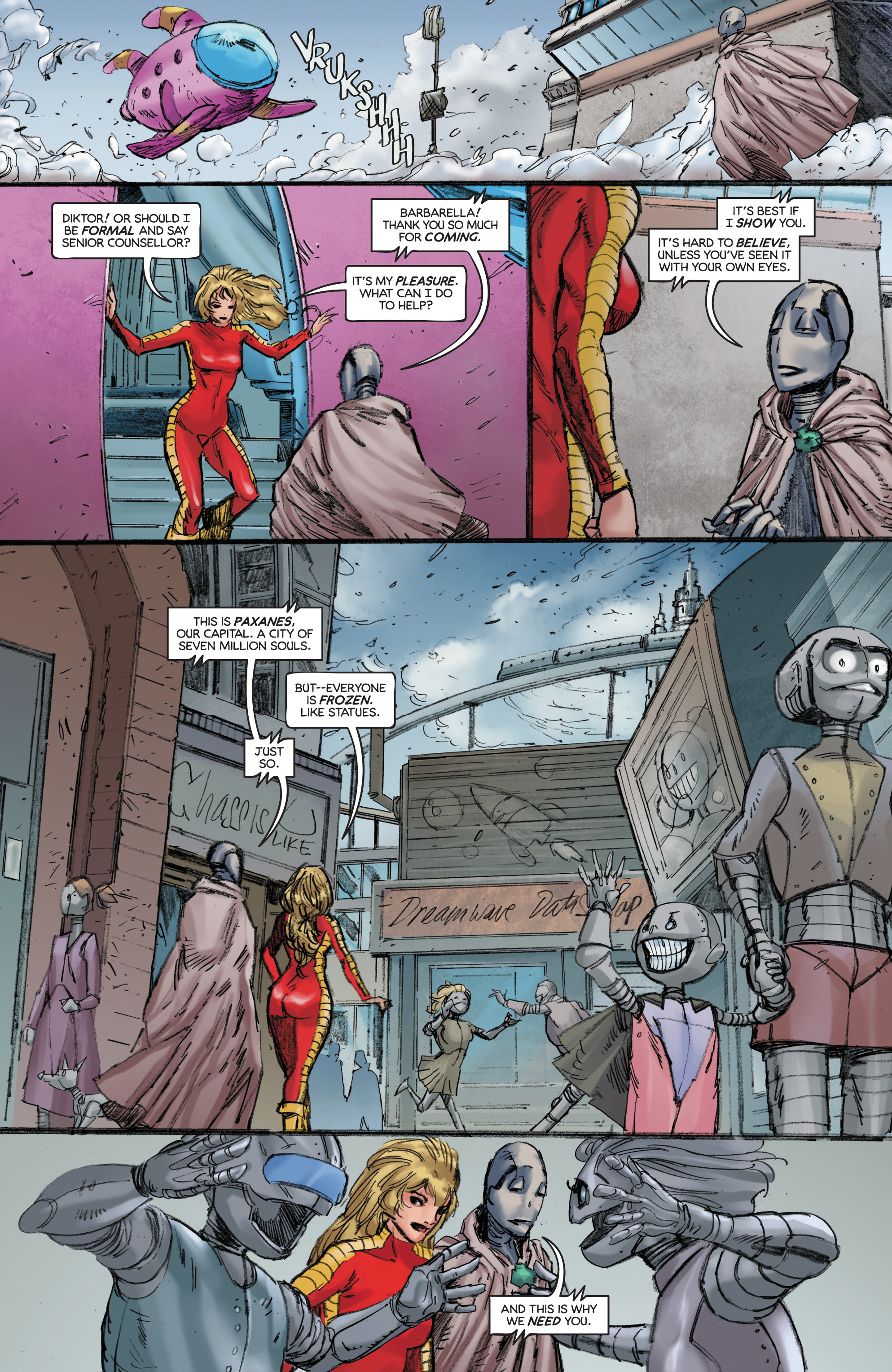 Read online Barbarella (2017) comic -  Issue # _TPB 2 - 94