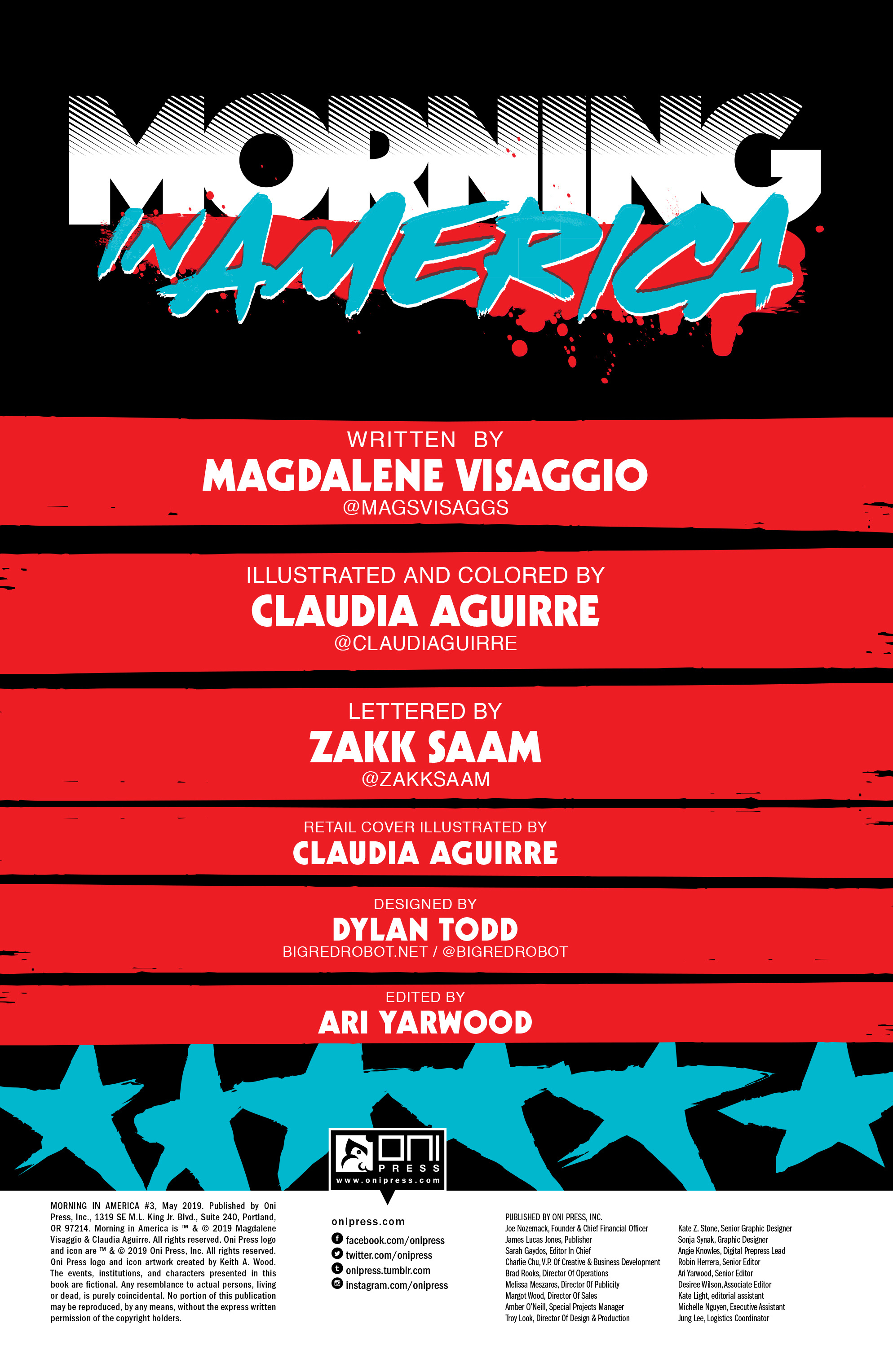 Read online Morning in America comic -  Issue #3 - 2