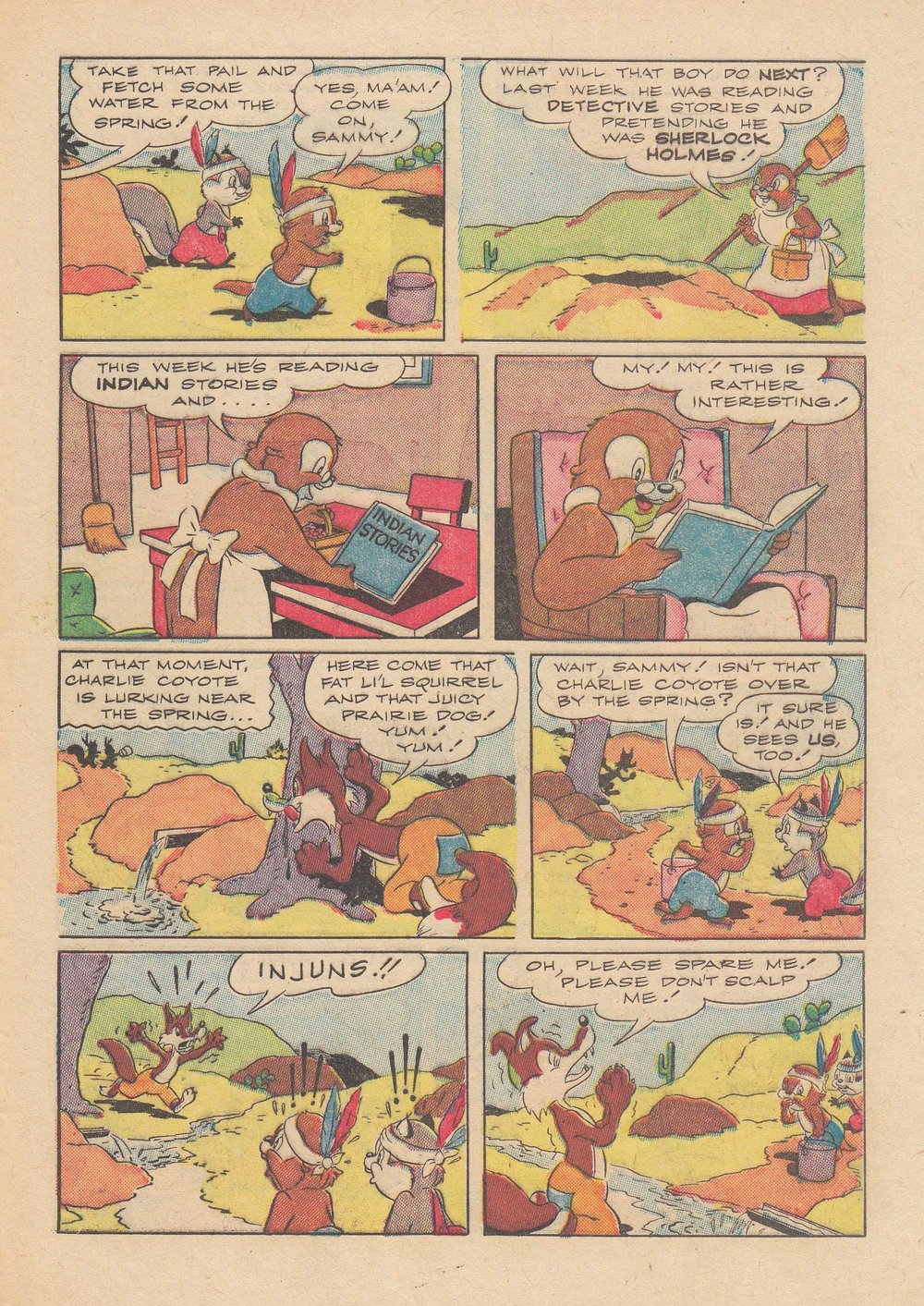 Read online Our Gang Comics comic -  Issue #34 - 47