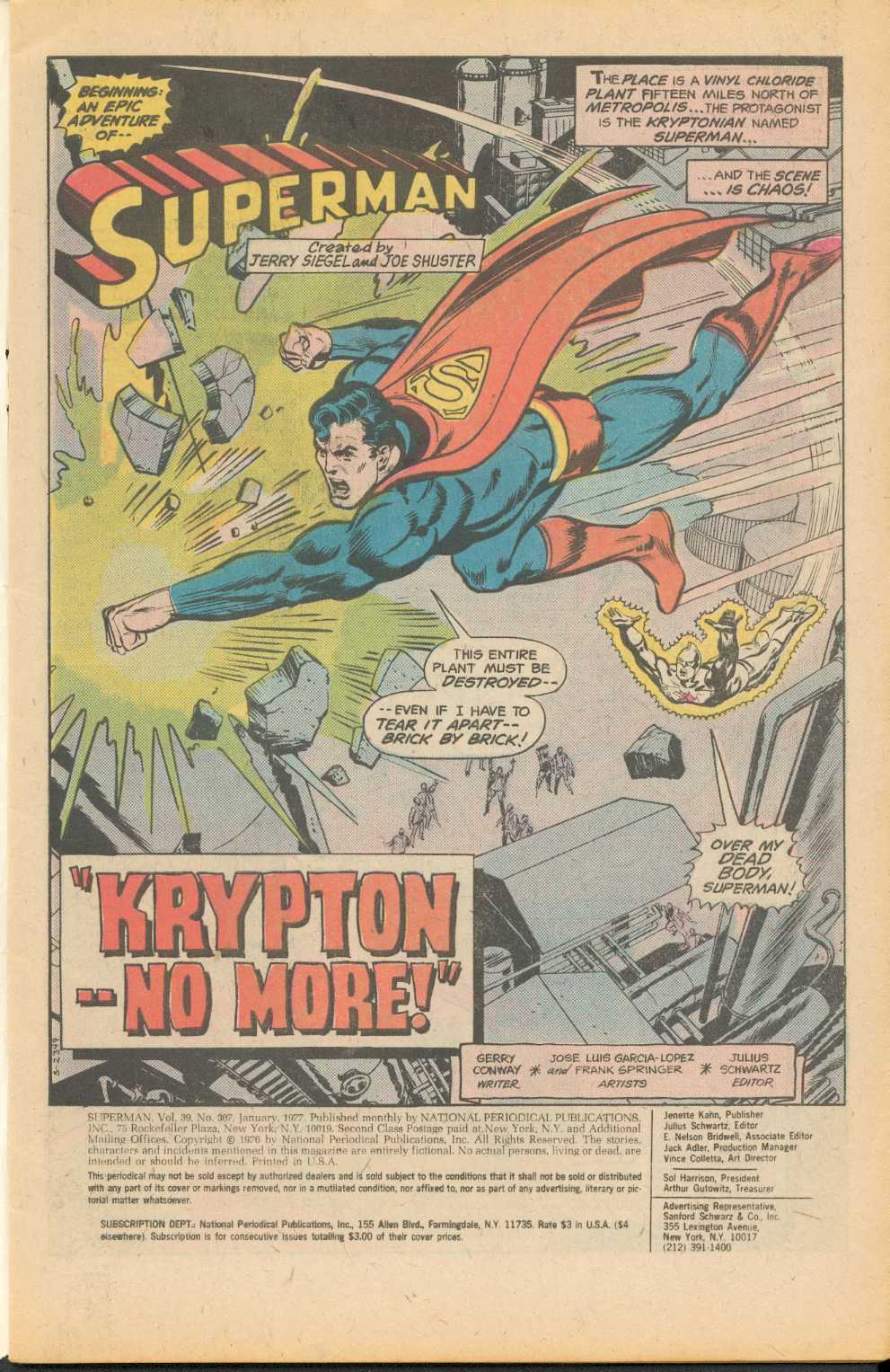 Read online Superman (1939) comic -  Issue #307 - 3