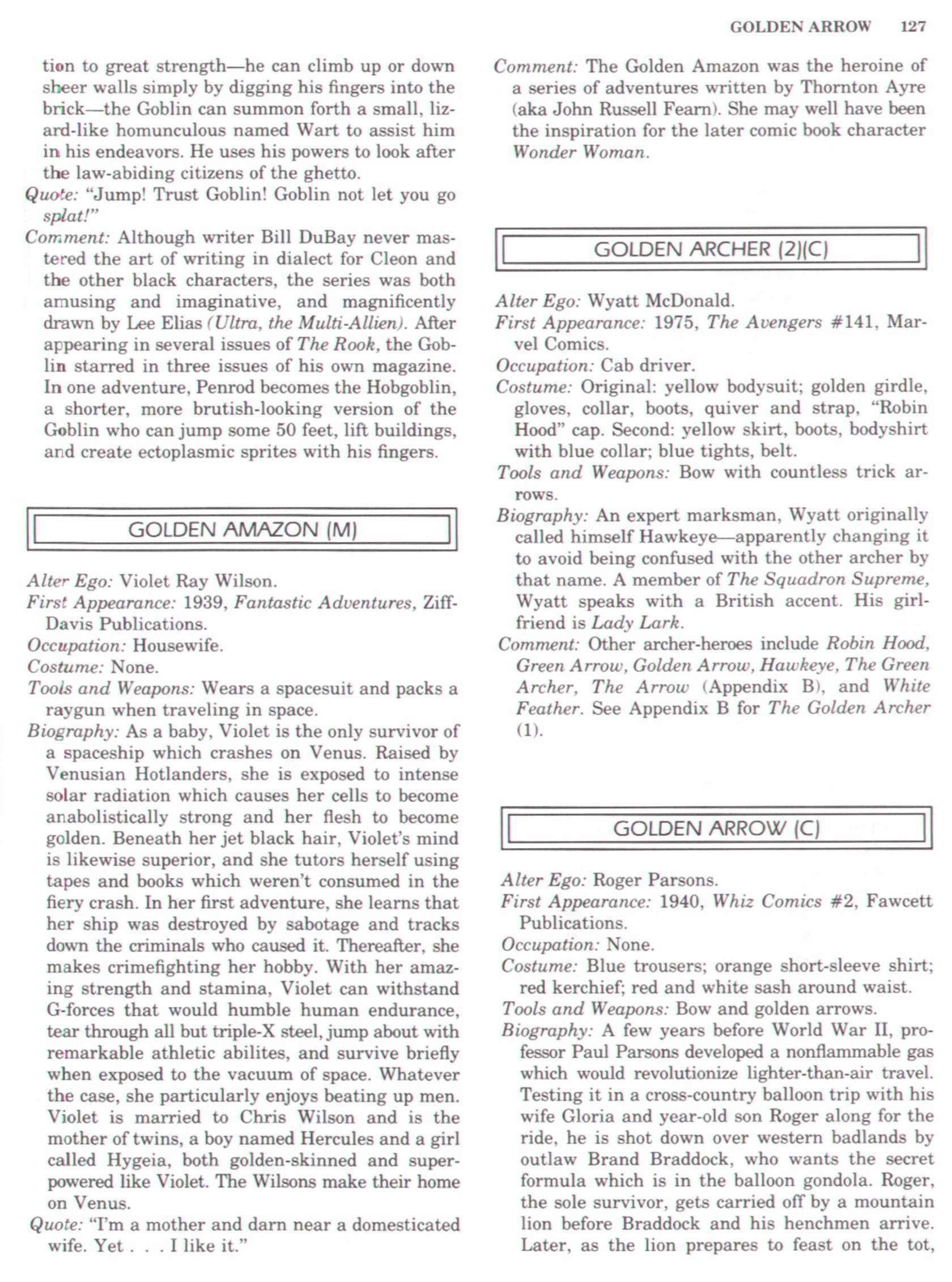 Read online The Encyclopedia of Superheroes comic -  Issue # TPB (Part 2) - 46