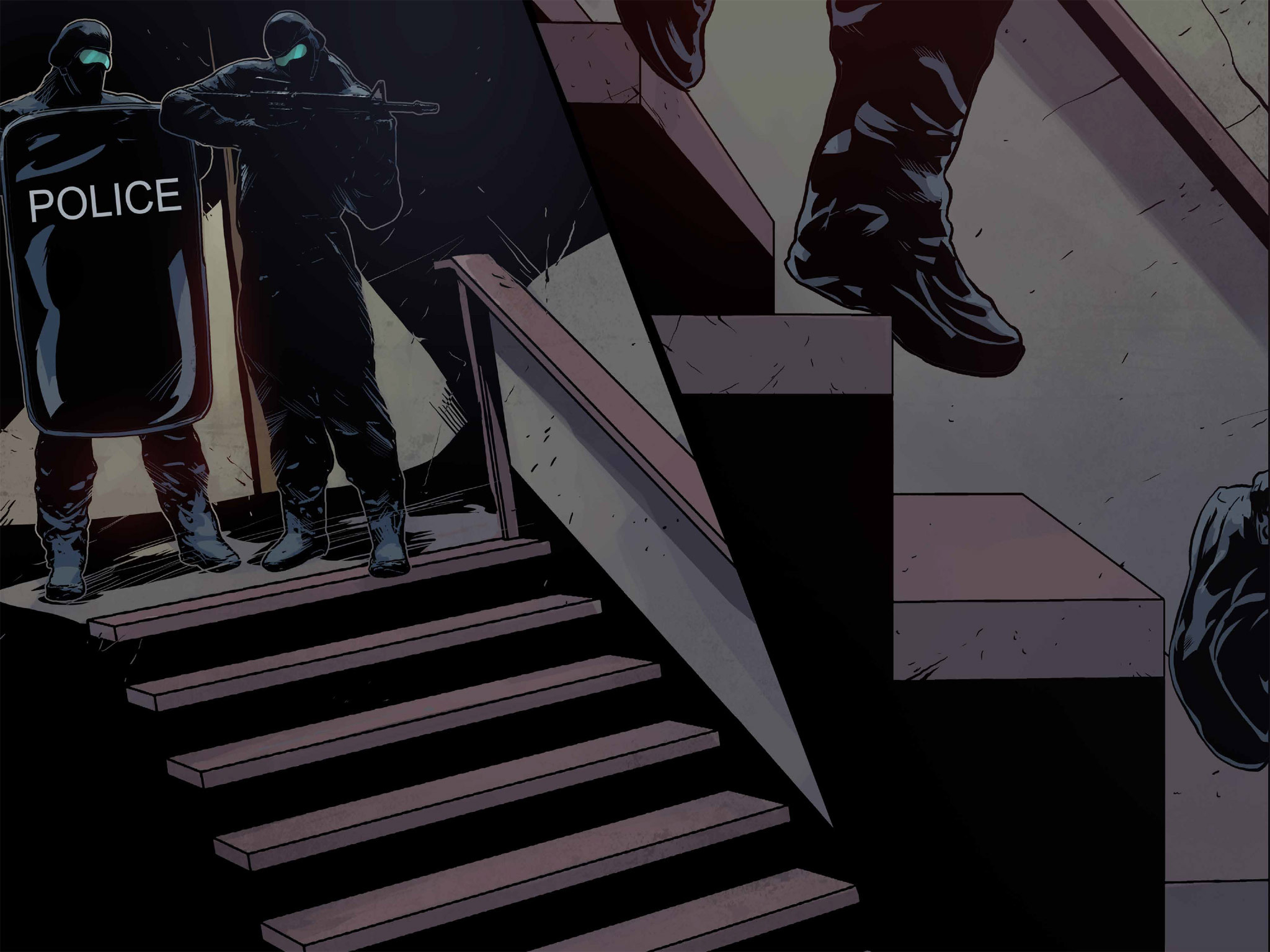 Read online Daredevil / Punisher : The Seventh Circle comic -  Issue #5 - 46
