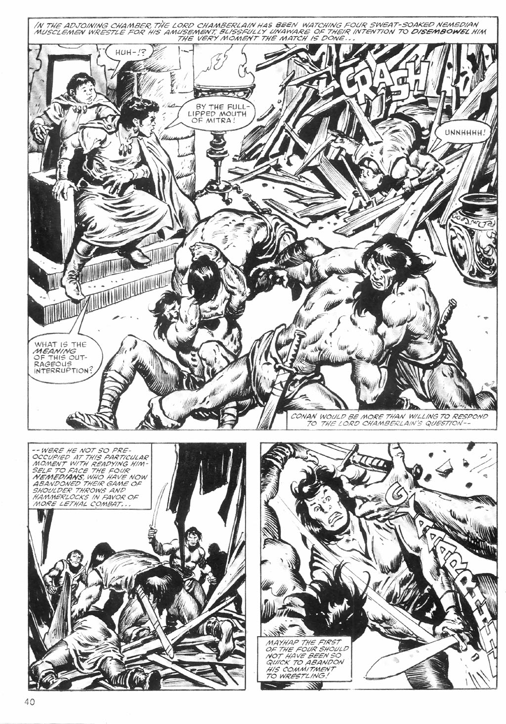 Read online The Savage Sword Of Conan comic -  Issue #81 - 40