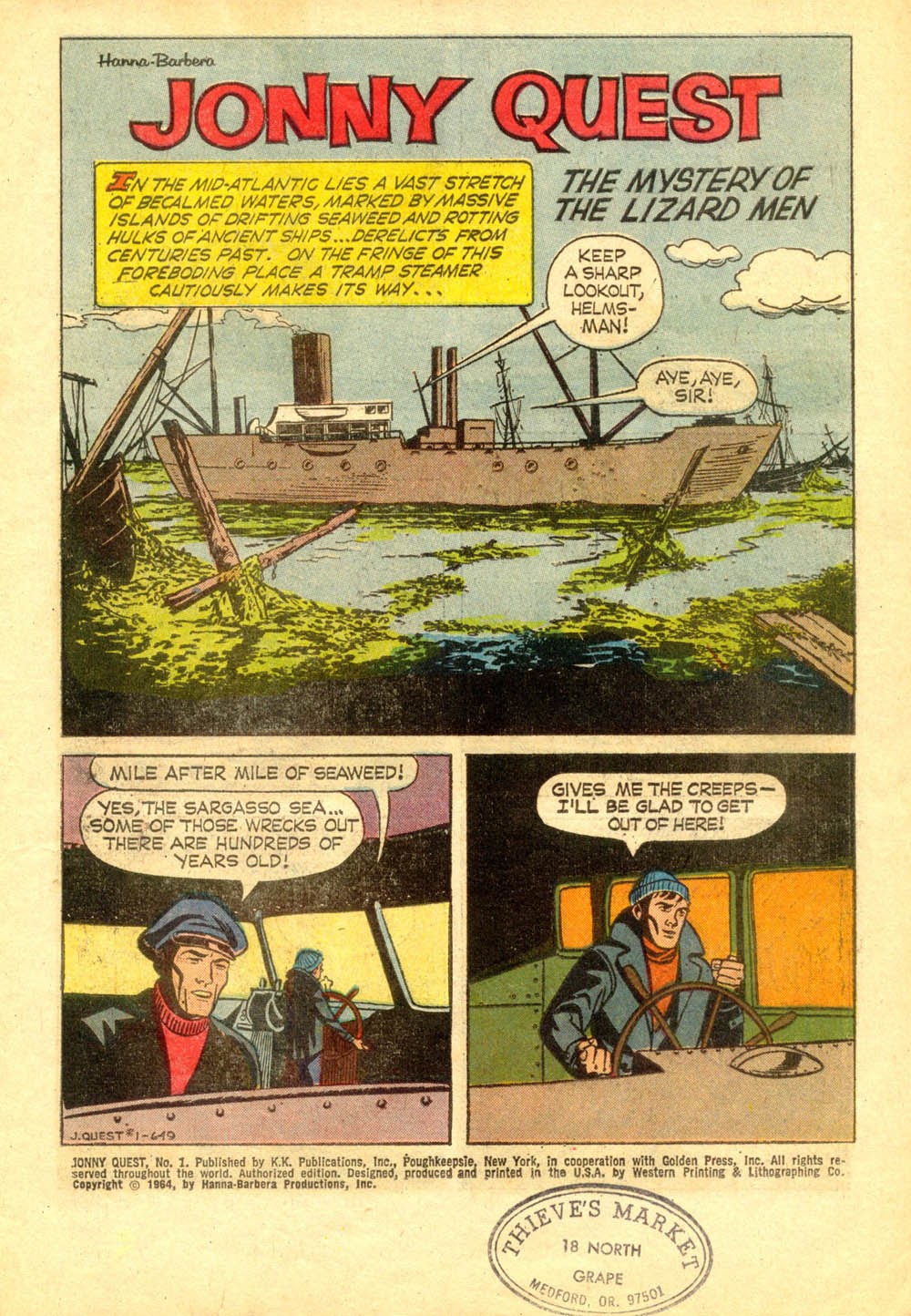 Read online Jonny Quest (1964) comic -  Issue # Full - 3