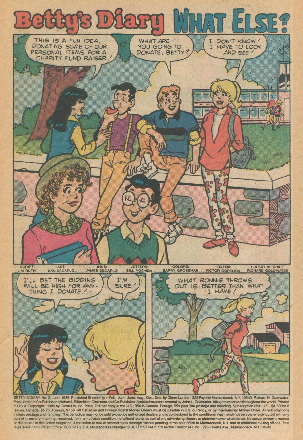Read online Betty's Diary comic -  Issue #2 - 3