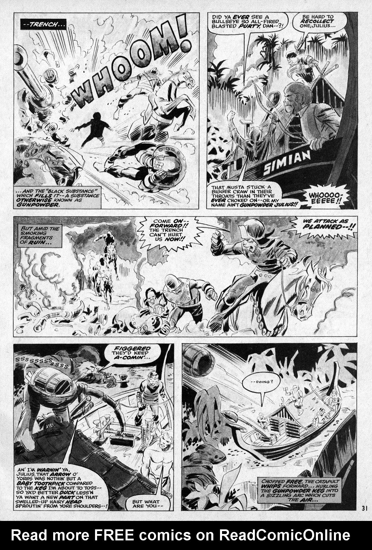 Read online Planet of the Apes comic -  Issue #4 - 30