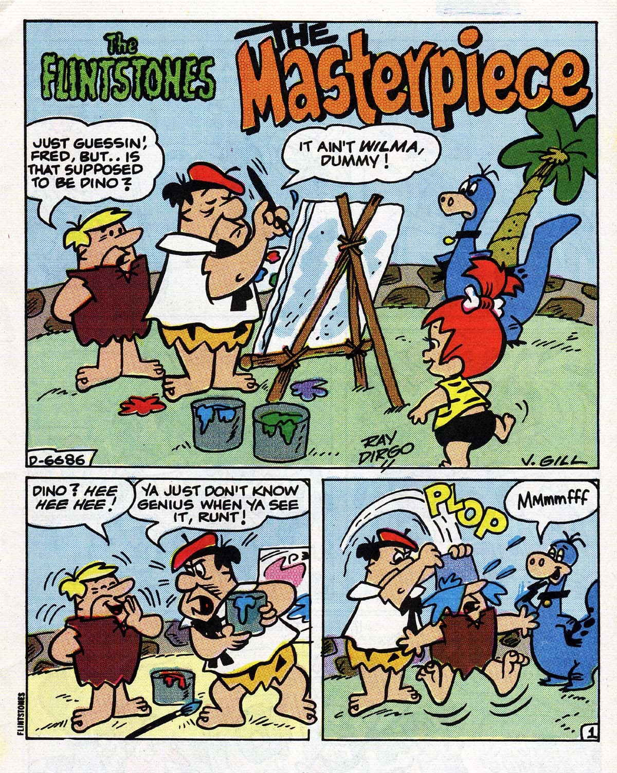 Read online The Flintstones (1992) comic -  Issue #1 - 3