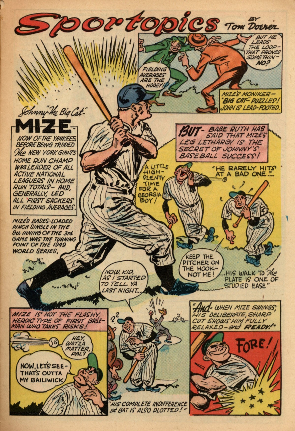 Read online Babe Ruth Sports Comics comic -  Issue #6 - 28