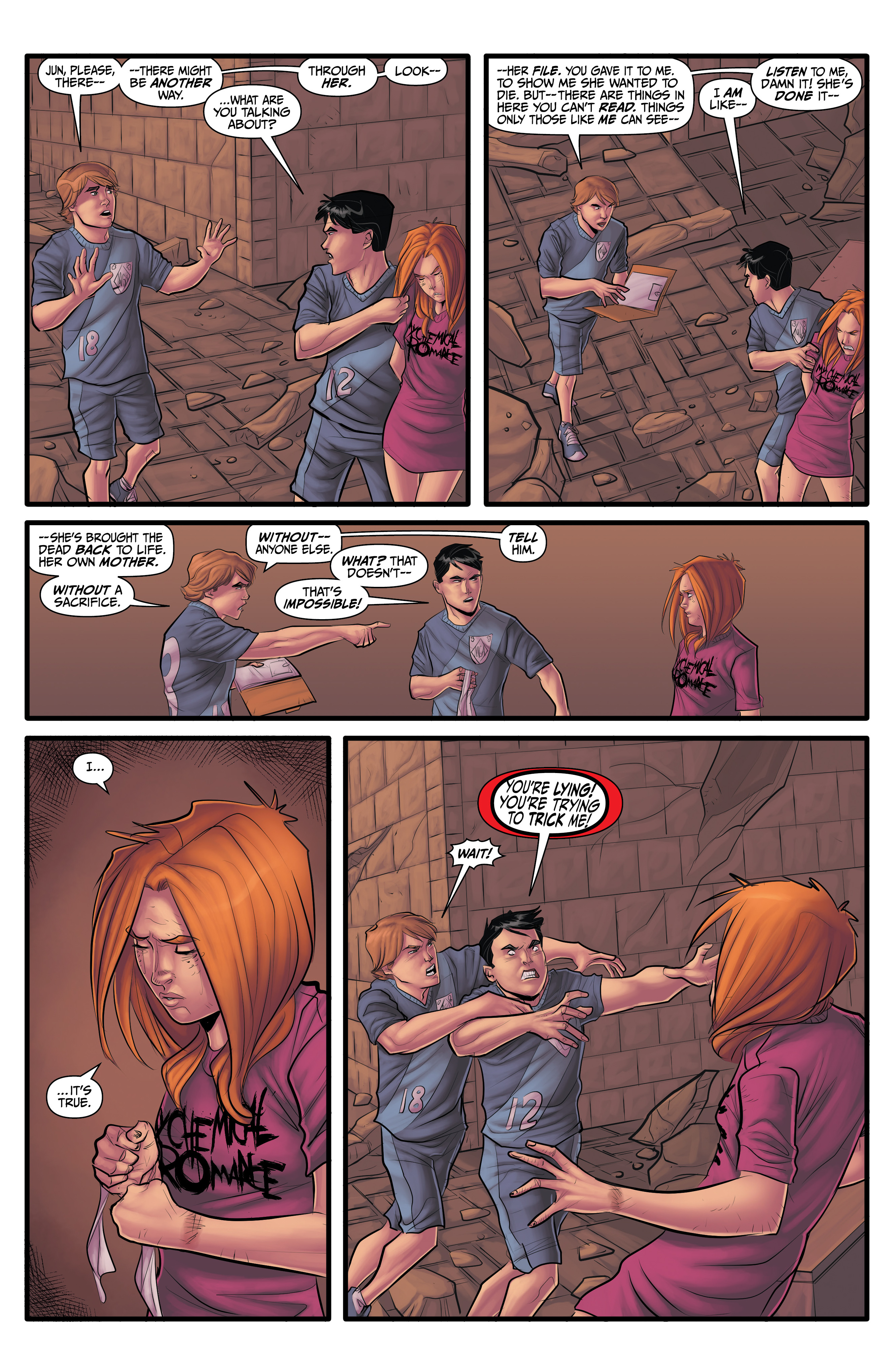 Read online Morning Glories comic -  Issue #50 - 18