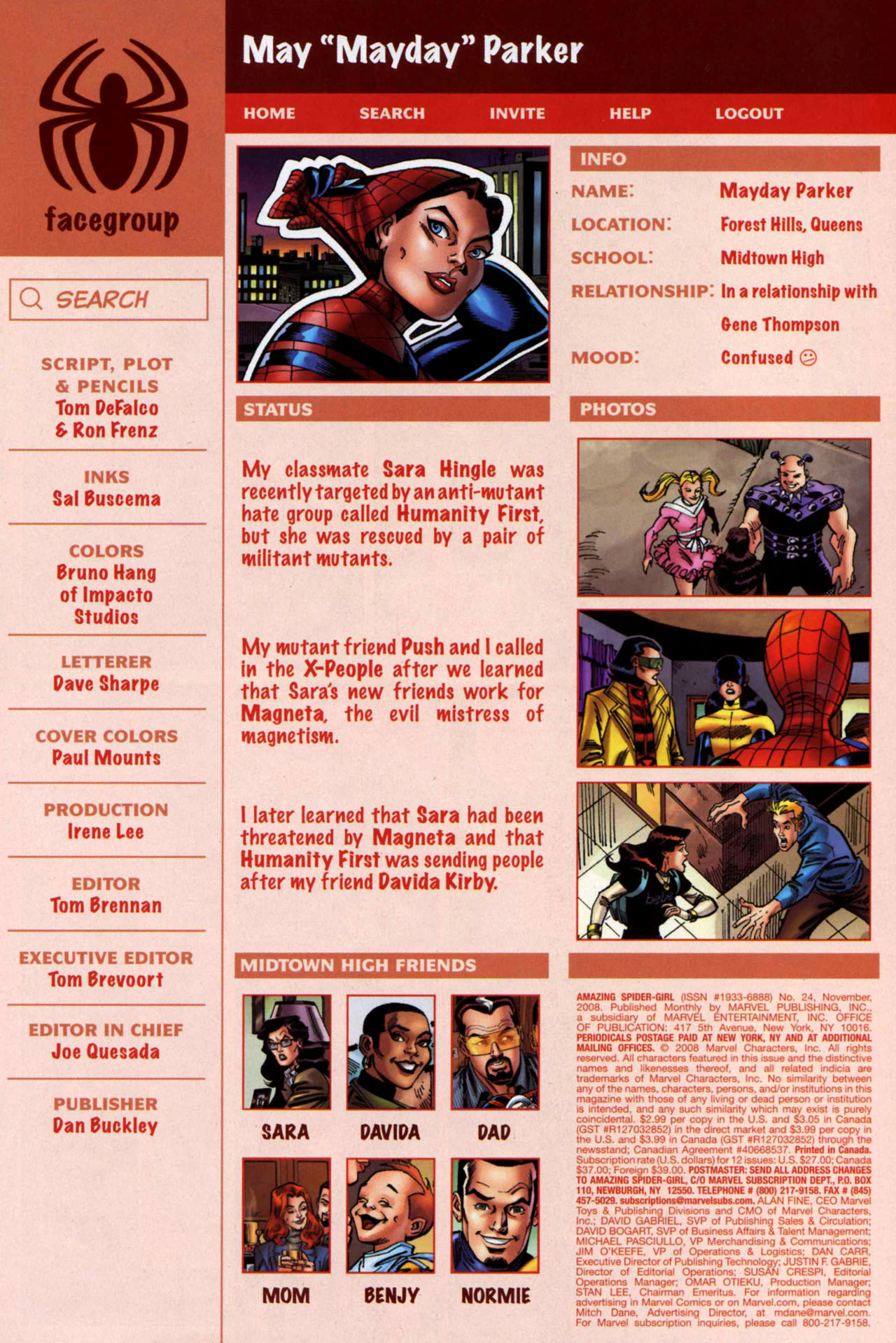 Read online Amazing Spider-Girl comic -  Issue #24 - 4