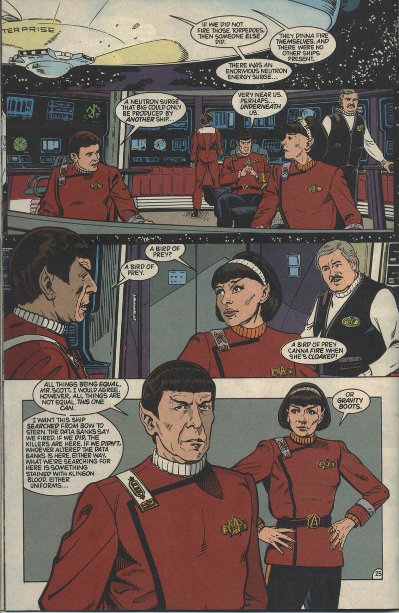 Read online Star Trek VI: The Undiscovered Country comic -  Issue # Full - 27