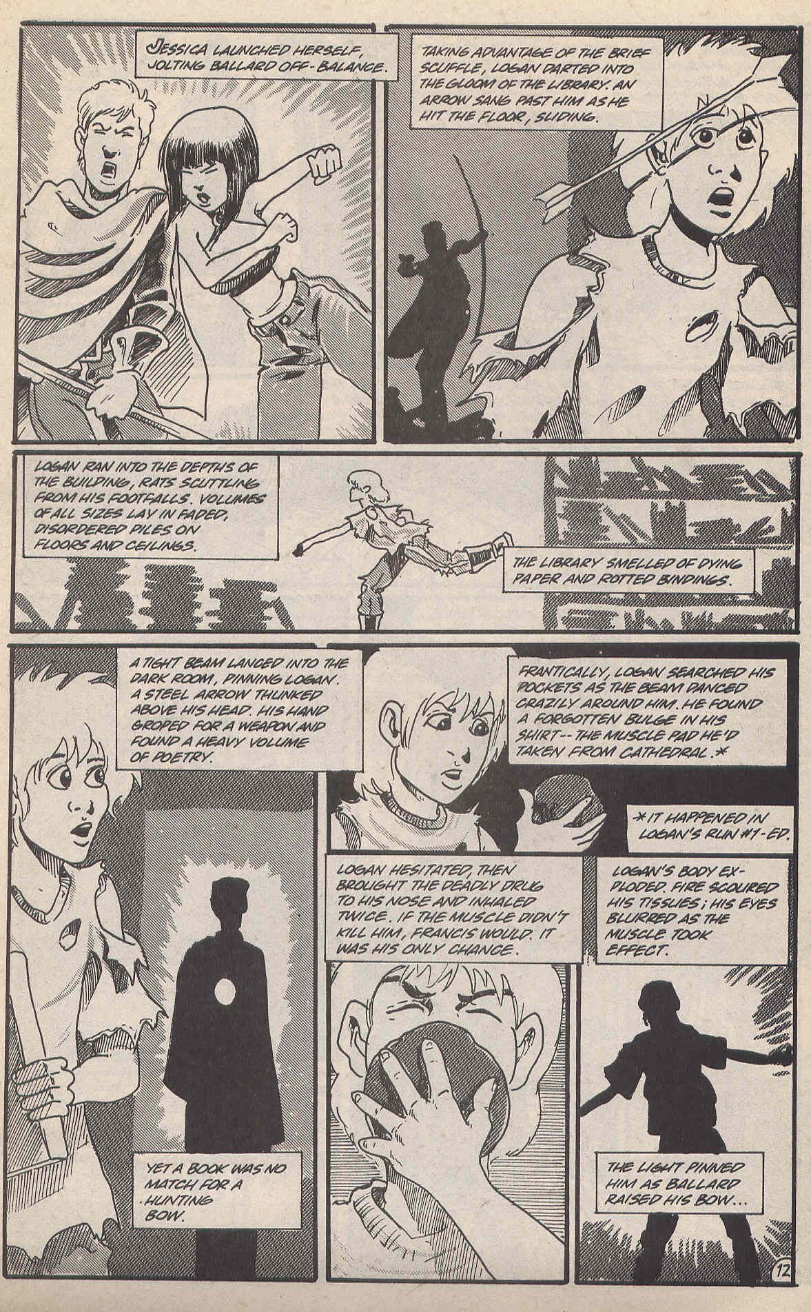 Read online Logan's Run (1990) comic -  Issue #6 - 14