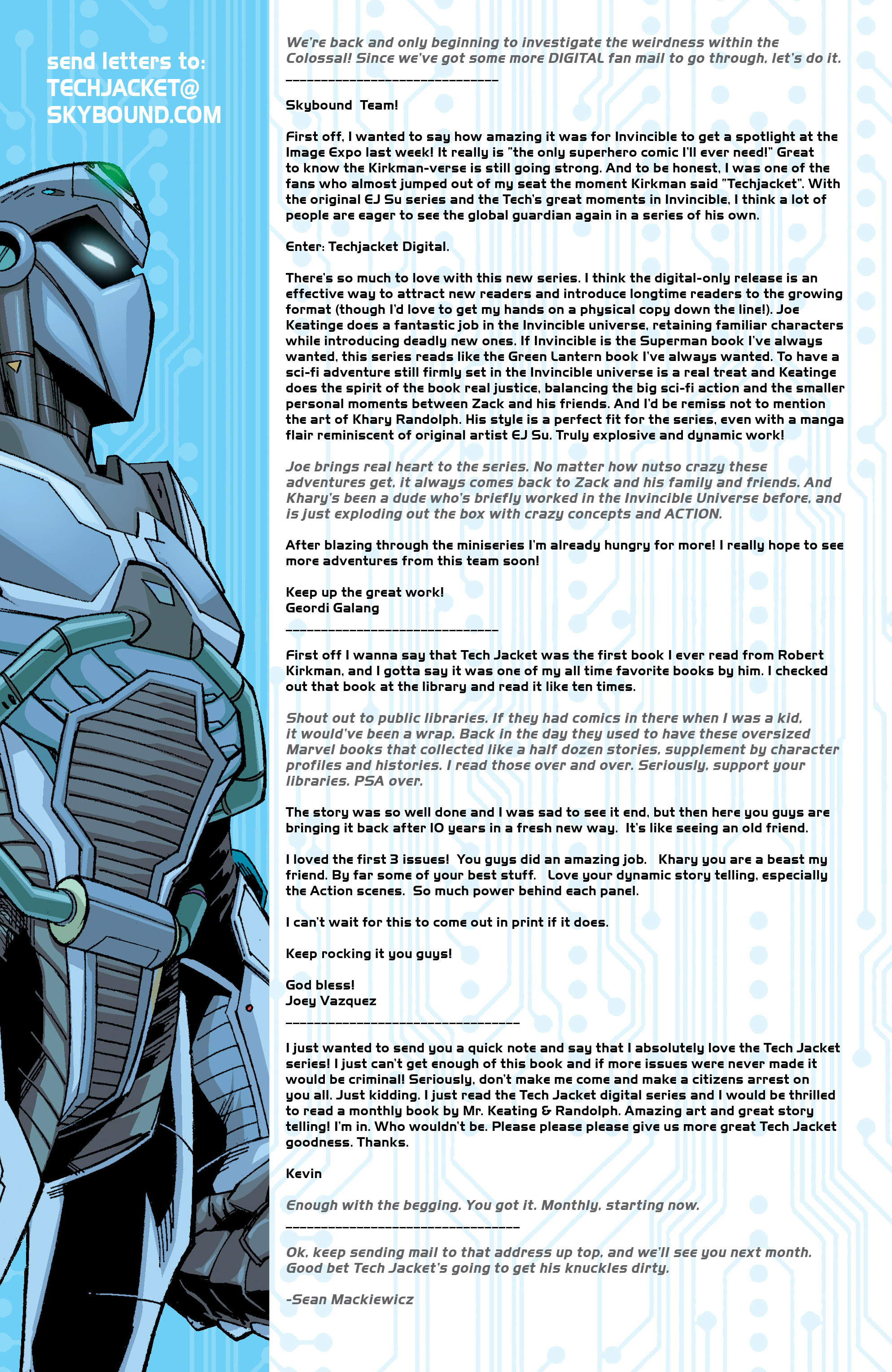 Read online Tech Jacket (2014) comic -  Issue #2 - 22