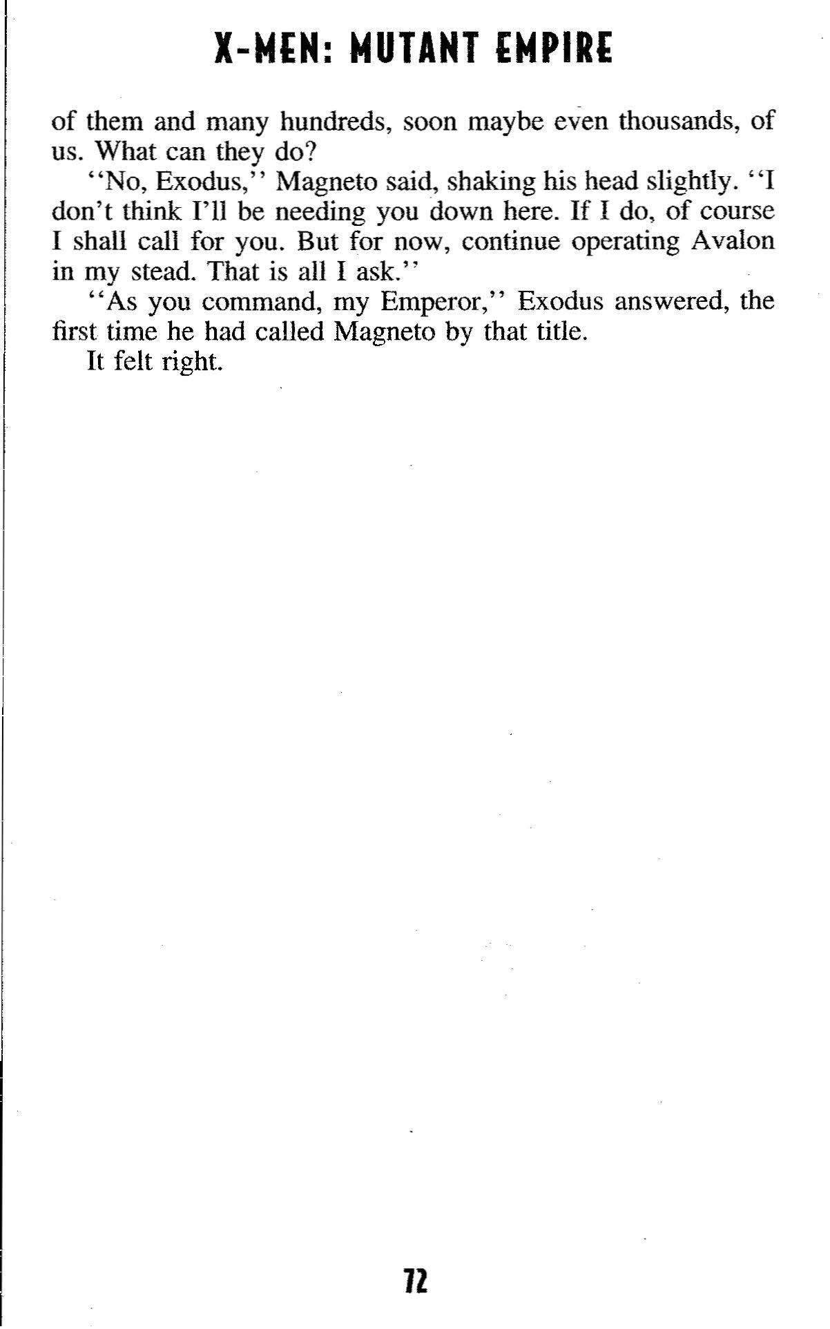 Read online X-Men: Mutant Empire comic -  Issue # TPB 3 (Part 1) - 71