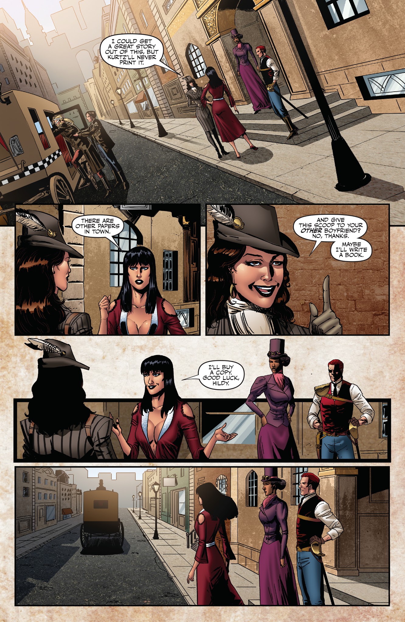 Read online Legenderry: Vampirella comic -  Issue # _TPB - 76