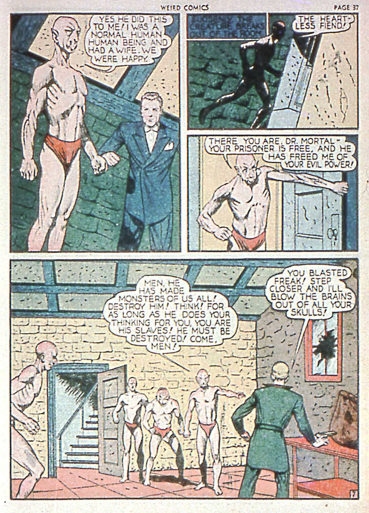 Read online Weird Comics comic -  Issue #1 - 37