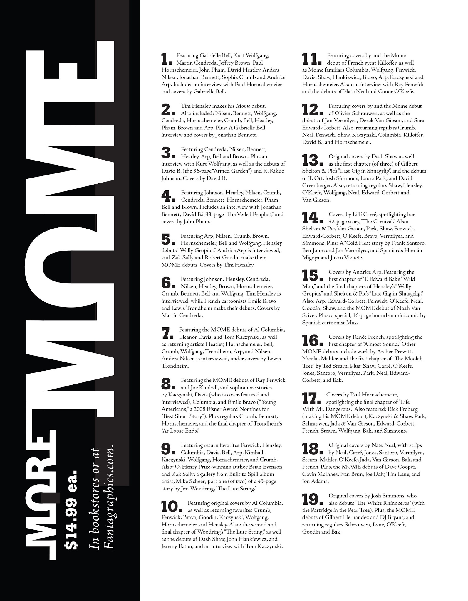 Read online Mome comic -  Issue # TPB 20 - 114