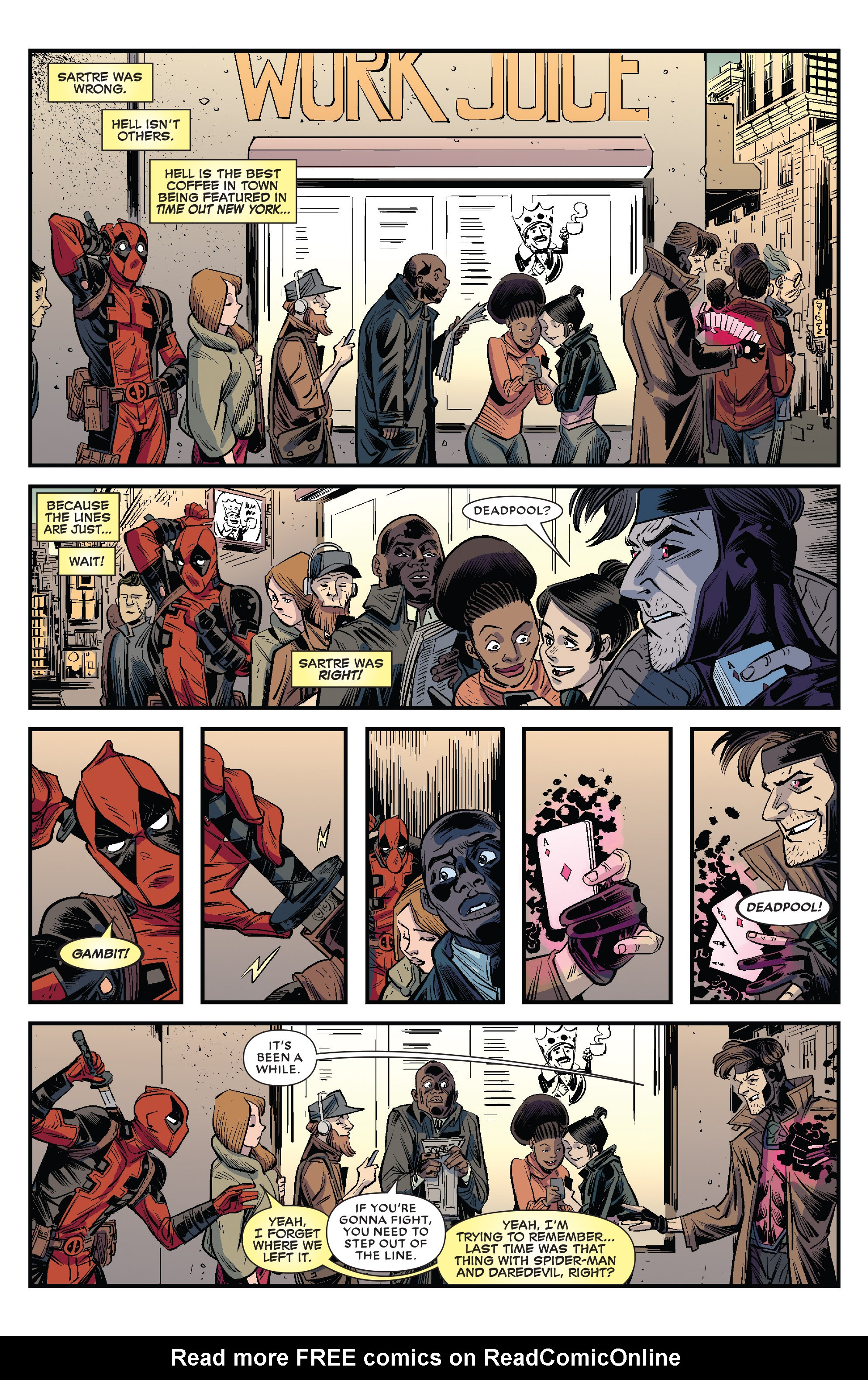 Deadpool V Gambit Issue 1 Viewcomic Reading Comics Online
