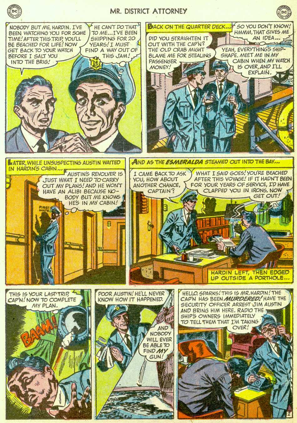 Read online Mr. District Attorney comic -  Issue #20 - 33