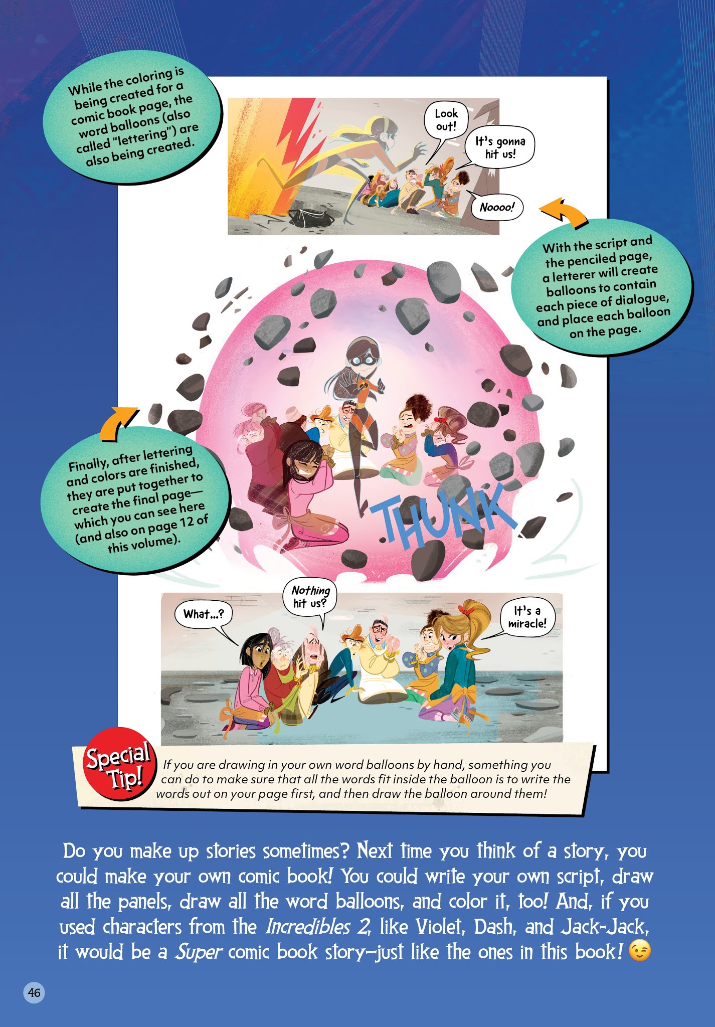 Read online Disney·PIXAR The Incredibles 2: Heroes at Home comic -  Issue # Full - 44