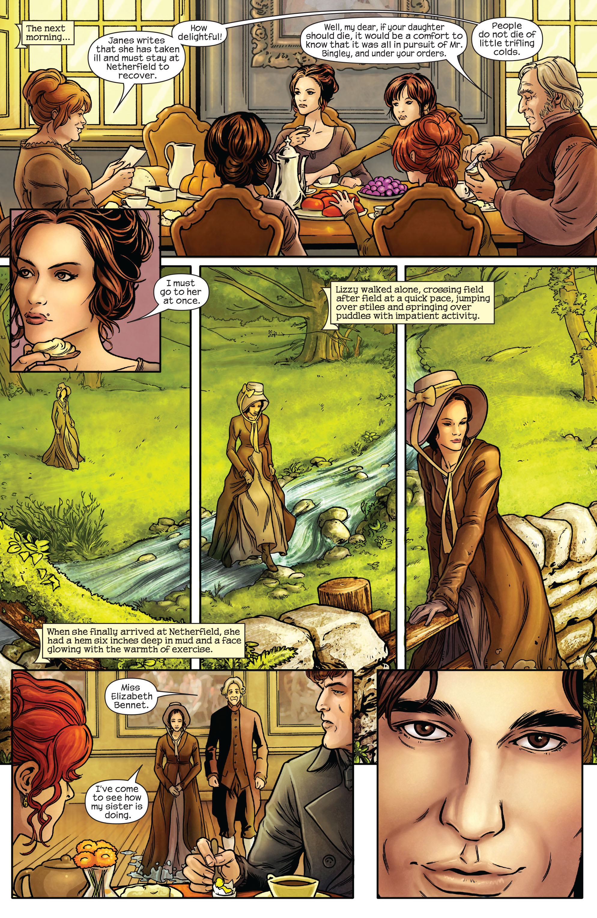 Read online Pride & Prejudice (2009) comic -  Issue #1 - 14