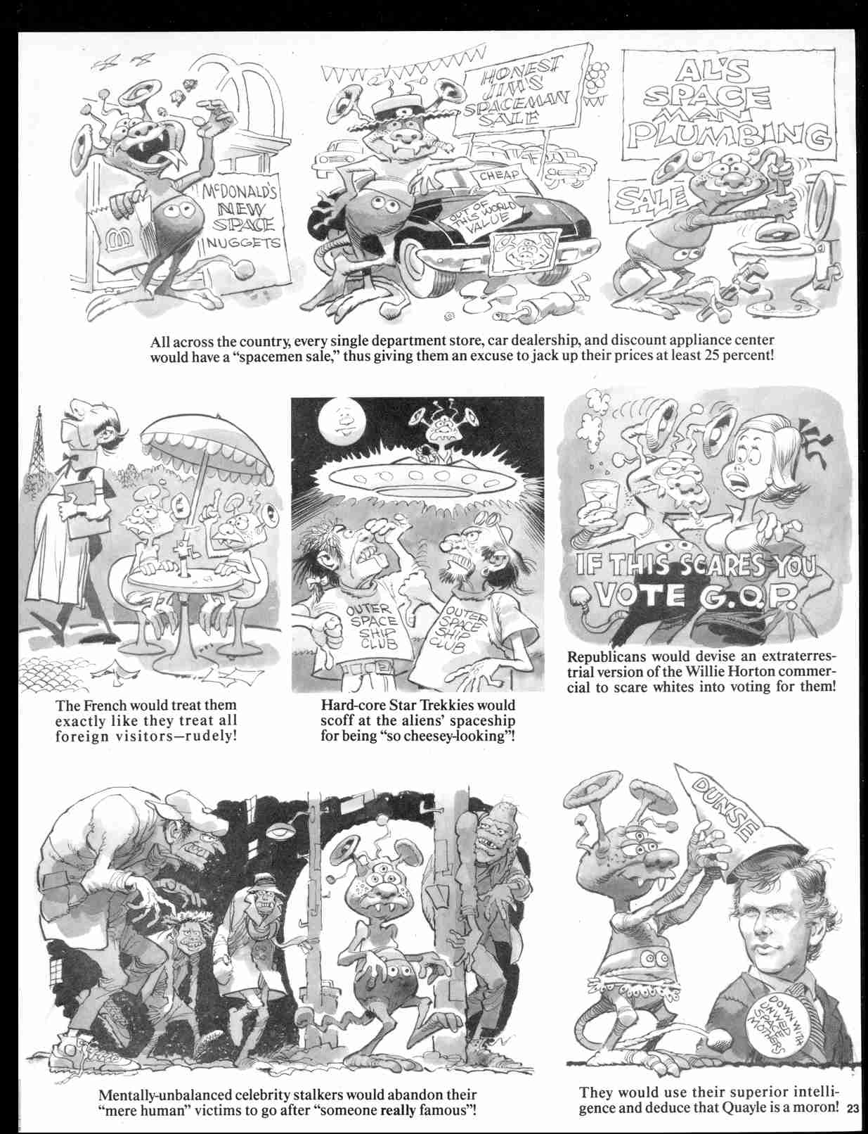 Read online MAD comic -  Issue #318 - 25