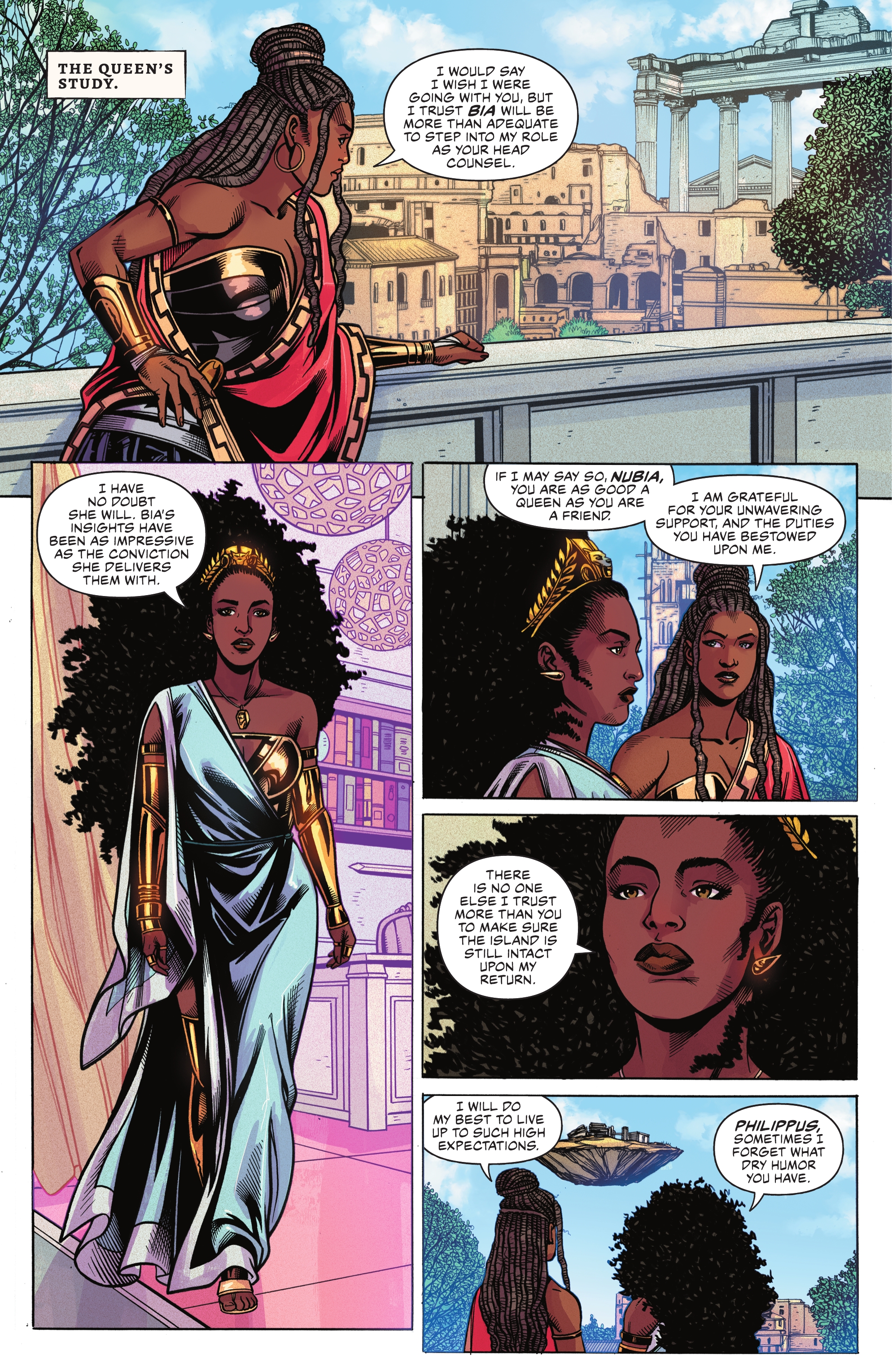 Read online Nubia: Queen of the Amazons comic -  Issue #1 - 11