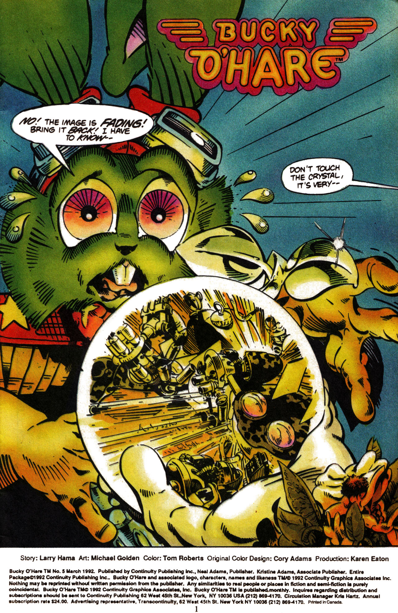 Read online Bucky O'Hare (1991) comic -  Issue #5 - 3