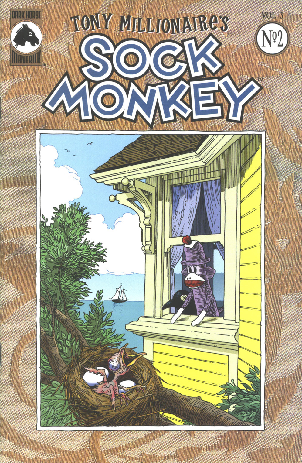 Read online Tony Millionaire's Sock Monkey (2000) comic -  Issue #2 - 1