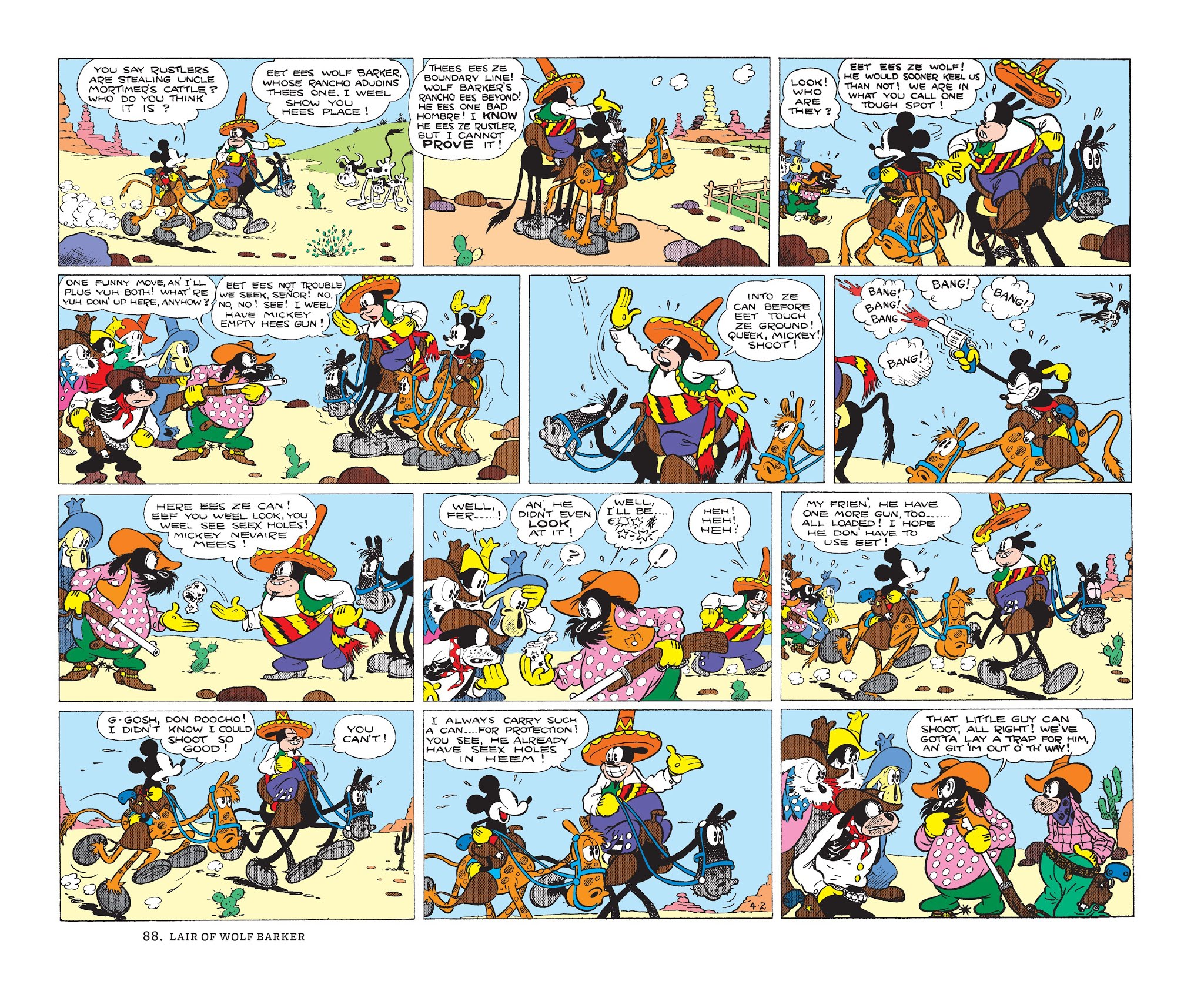 Read online Walt Disney's Mickey Mouse Color Sundays comic -  Issue # TPB 1 (Part 1) - 88