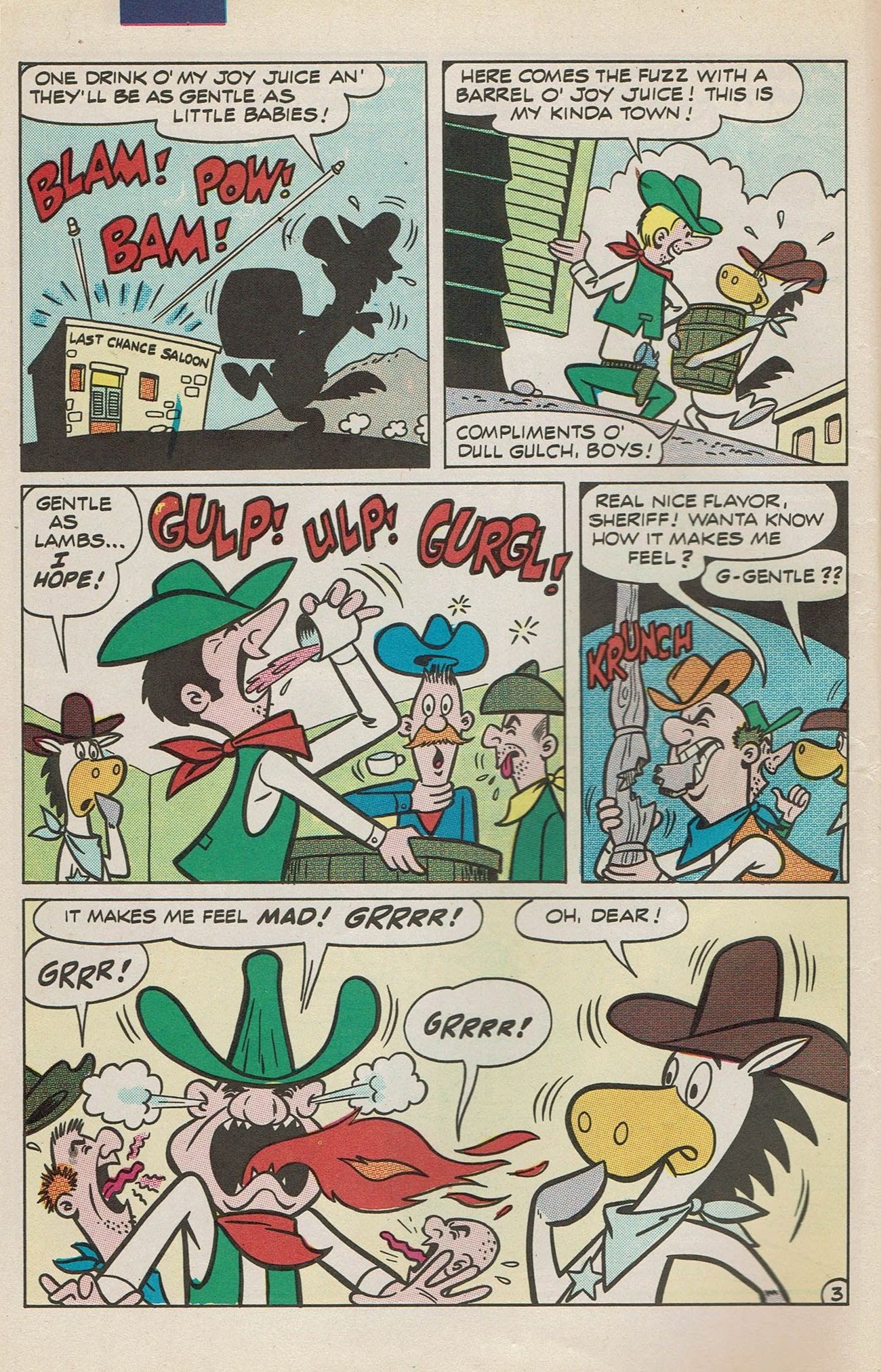 Read online Huckleberry Hound / Quick Draw McGraw Giant Size Flip Book comic -  Issue # Full - 10