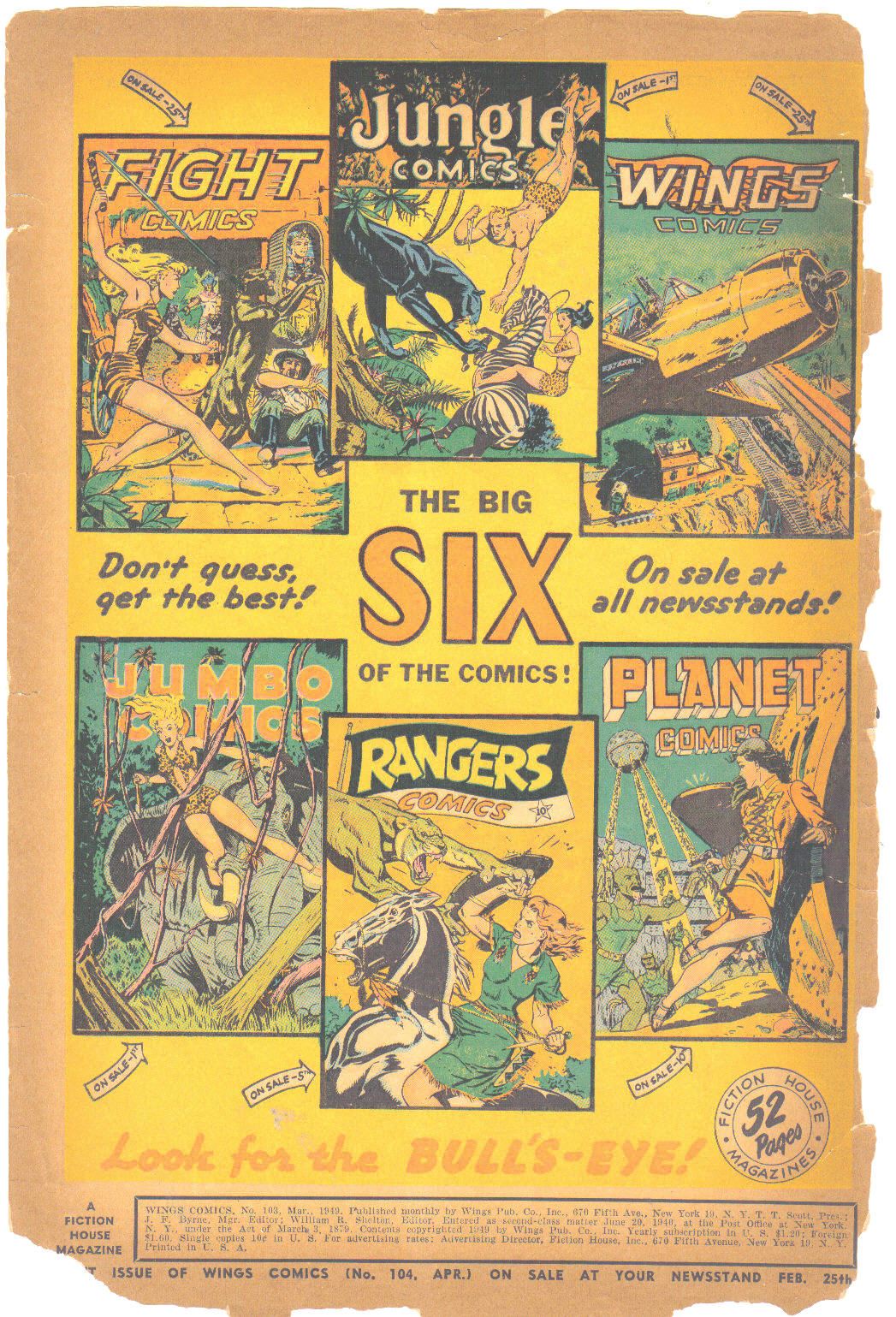 Read online Wings Comics comic -  Issue #103 - 2