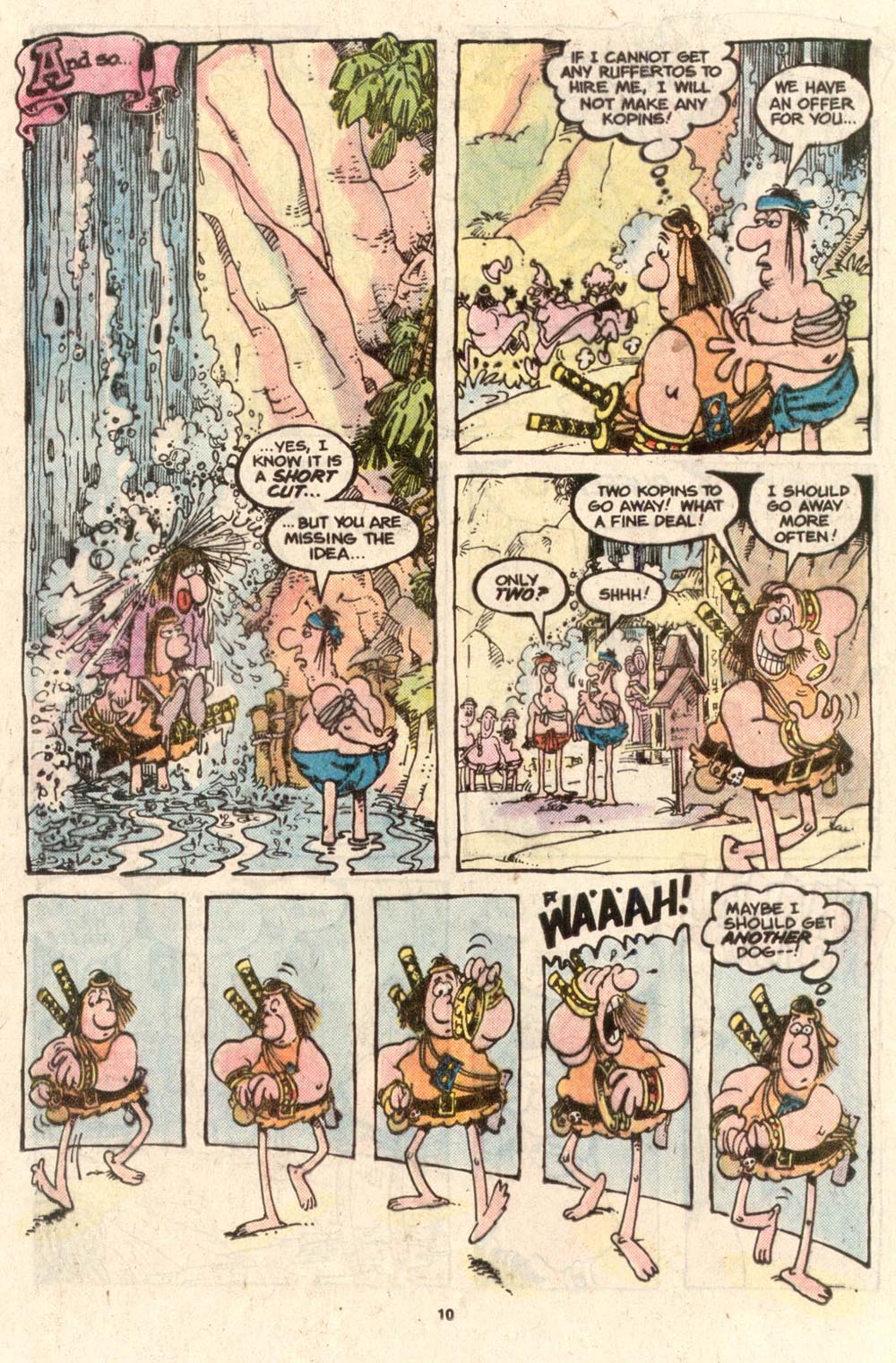 Read online Sergio Aragonés Groo the Wanderer comic -  Issue #39 - 10