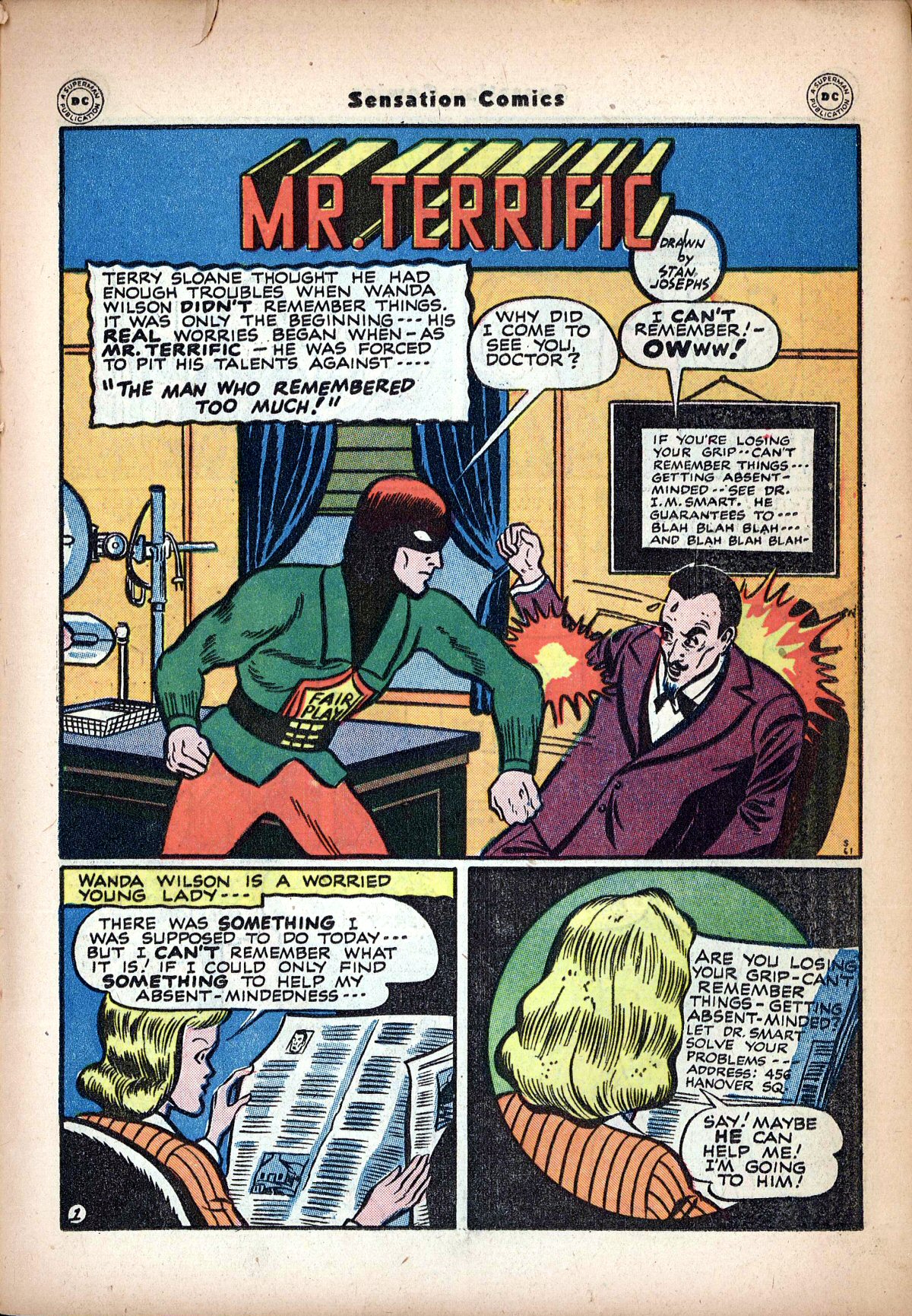 Read online Sensation (Mystery) Comics comic -  Issue #62 - 35