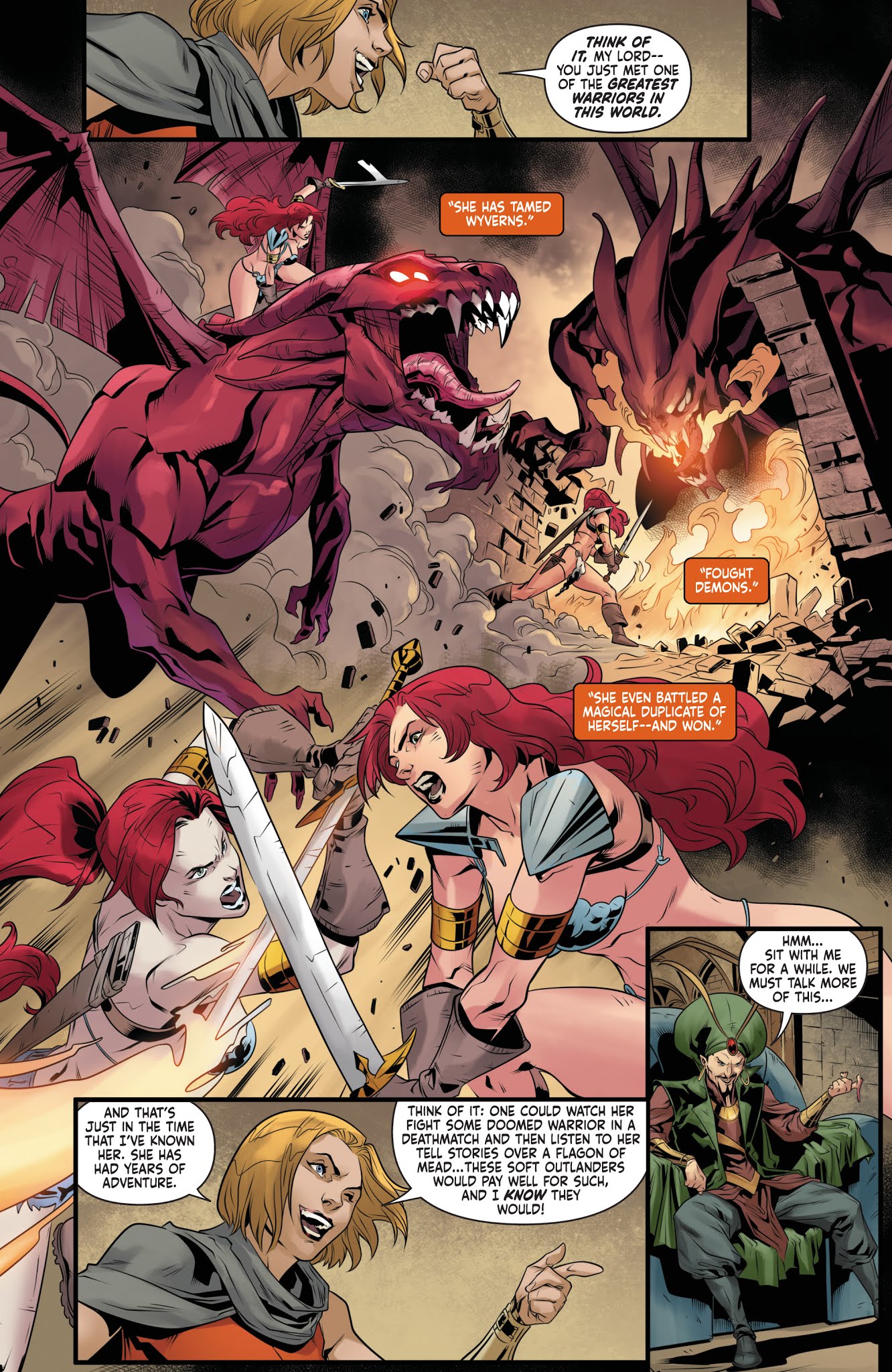 Read online Red Sonja Vol. 4 comic -  Issue #19 - 20