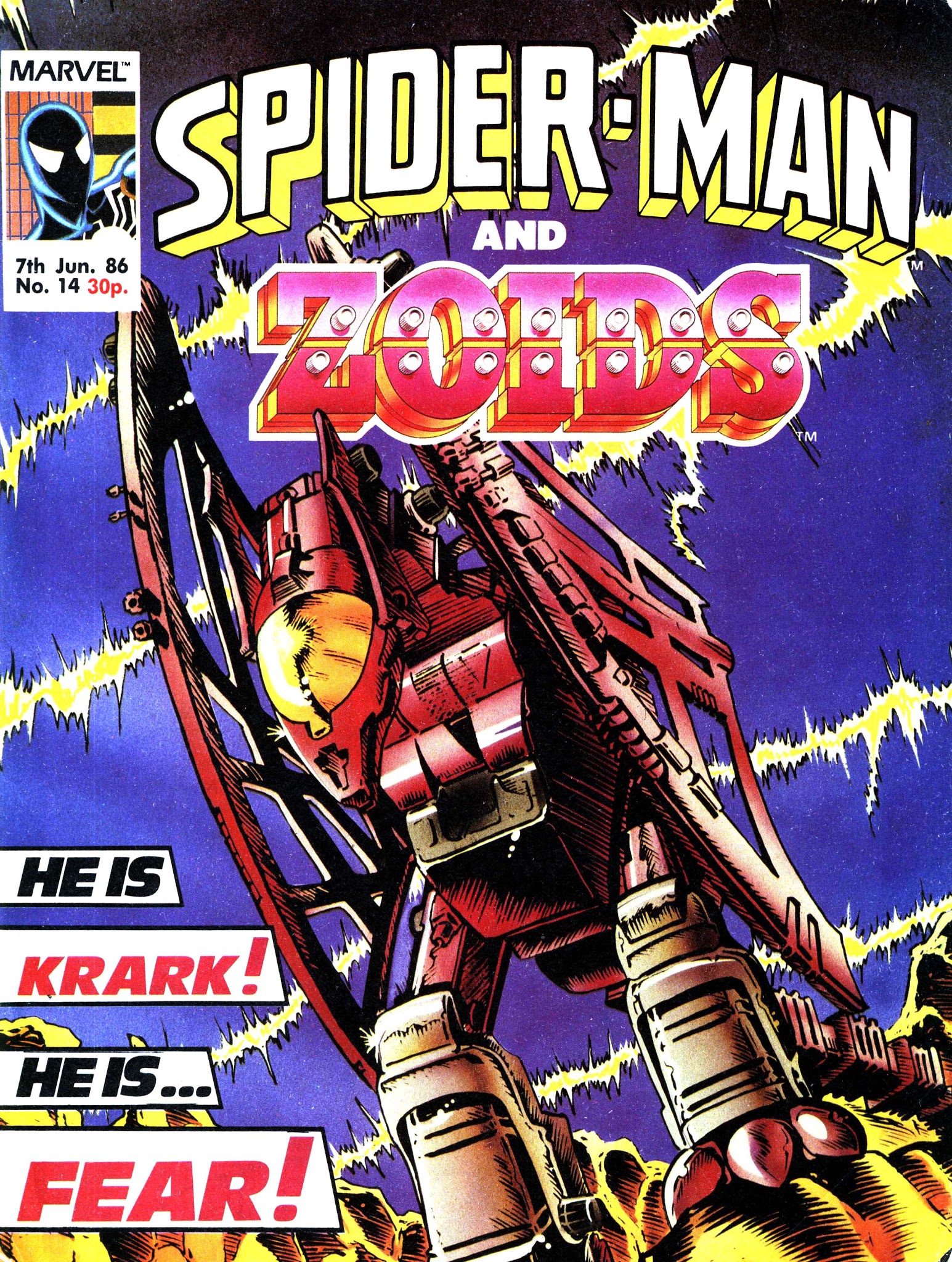 Read online Spider-Man and Zoids comic -  Issue #14 - 1